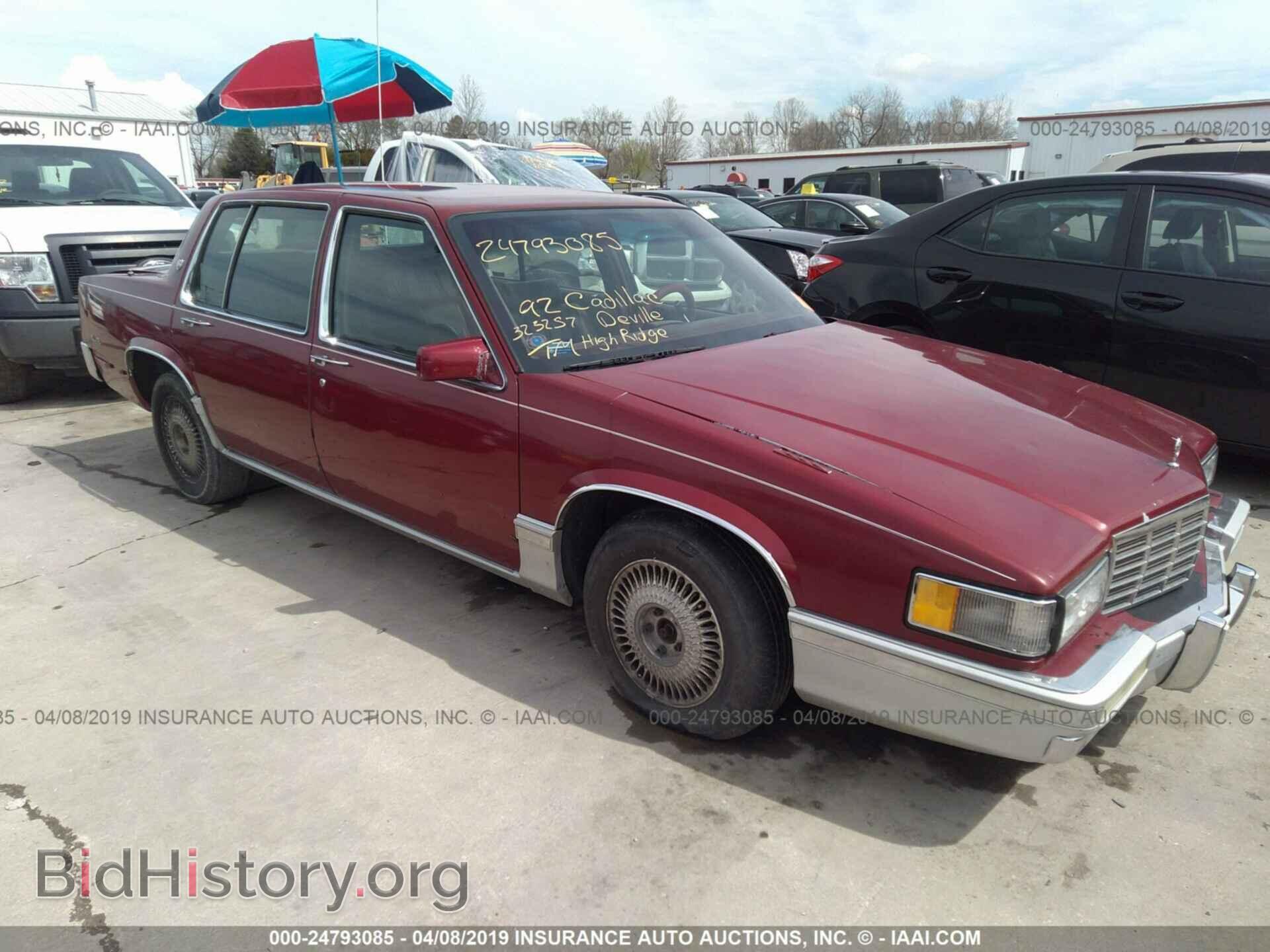 Photo 1G6CD53B8N4323257 - CADILLAC DEVILLE 1992