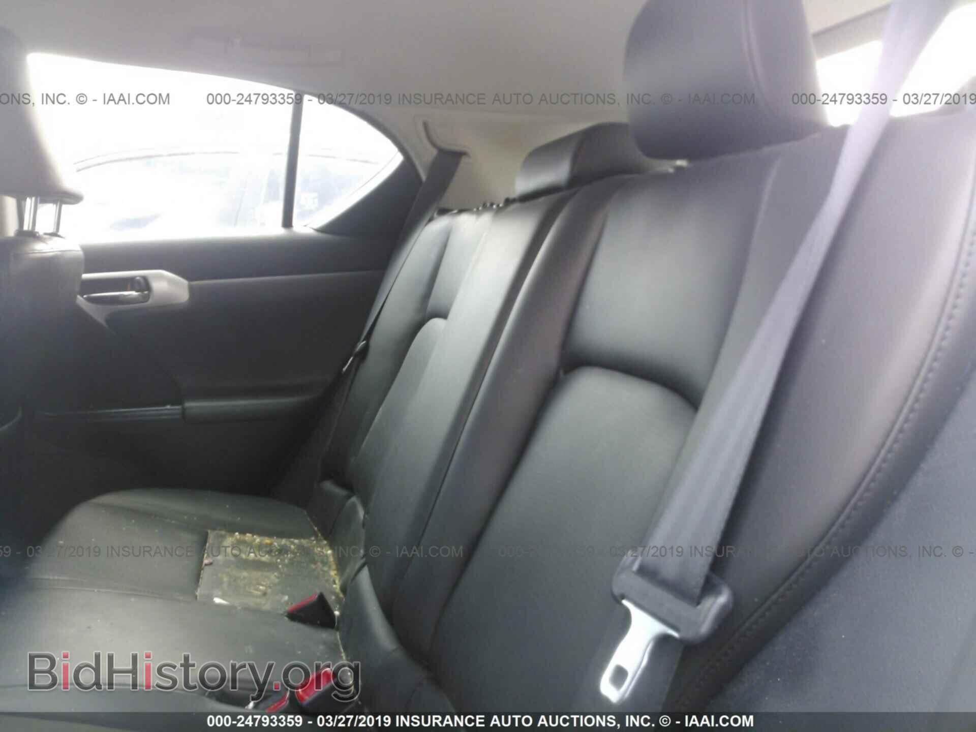 2012 LEXUS CT - VIN: JTHKD5BH2C2084648 - Photo 8