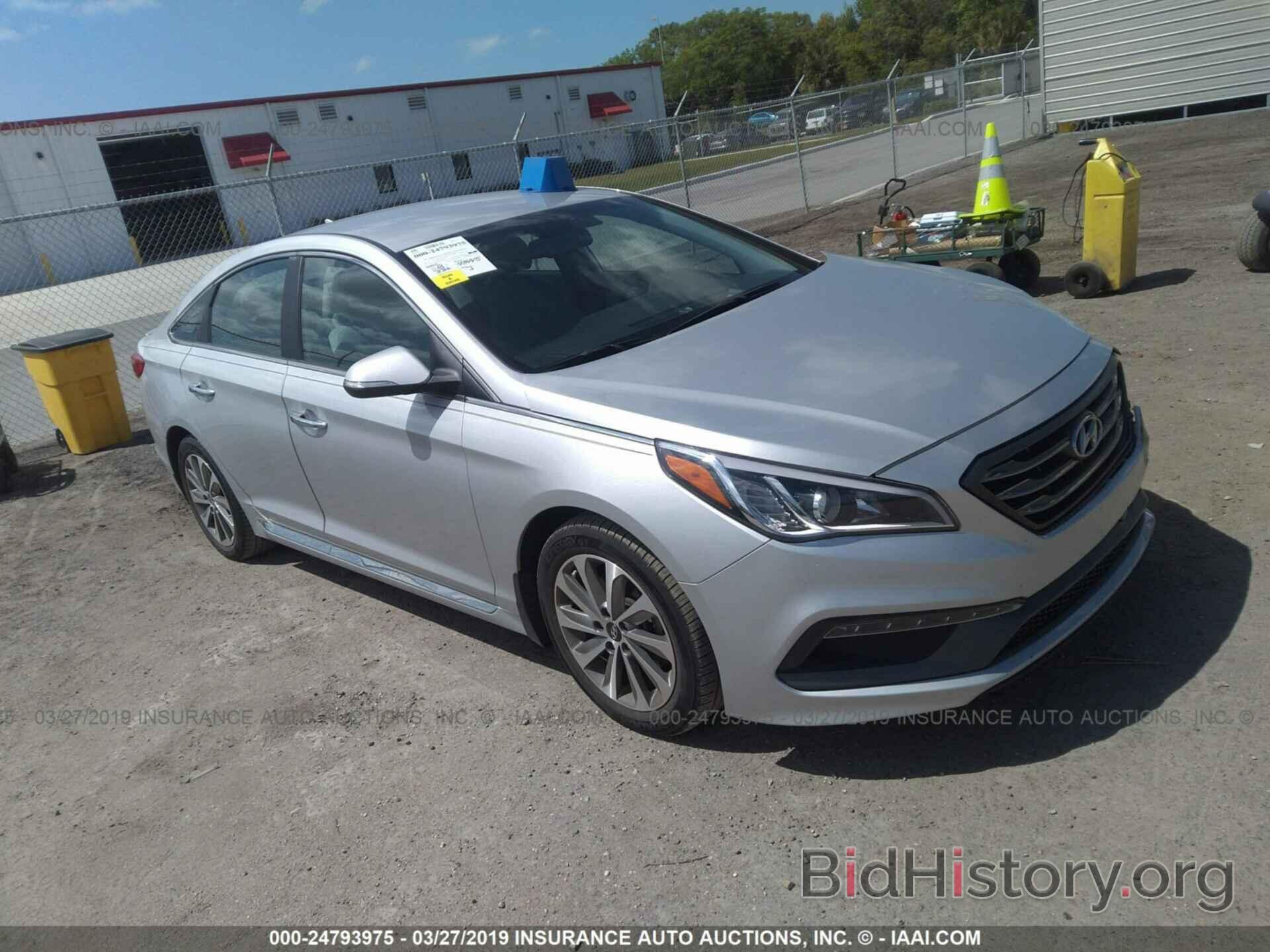 Photo 5NPE34AF0FH055762 - HYUNDAI SONATA 2015