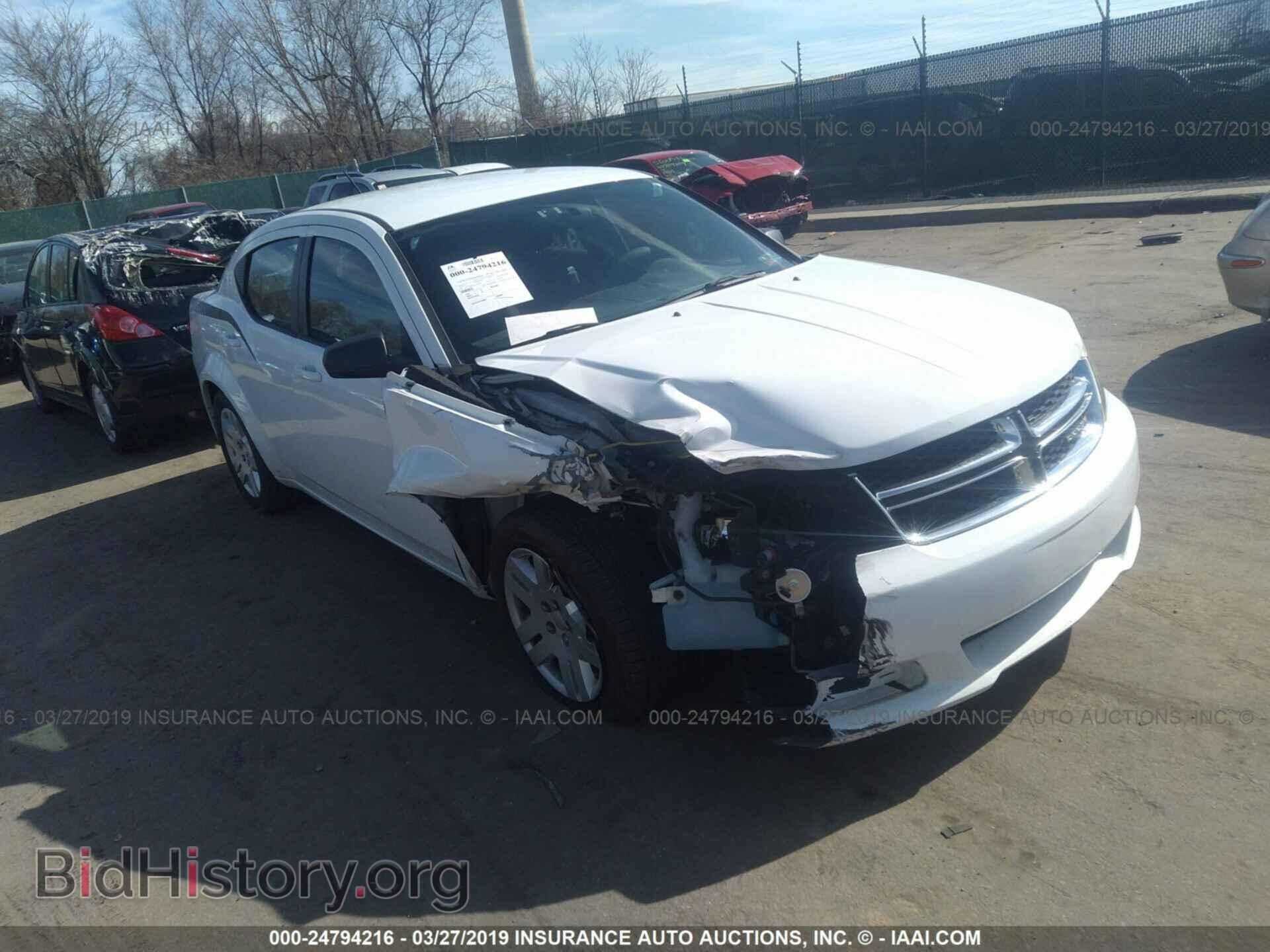 Фотография 1C3CDZAB3CN193407 - DODGE AVENGER 2012