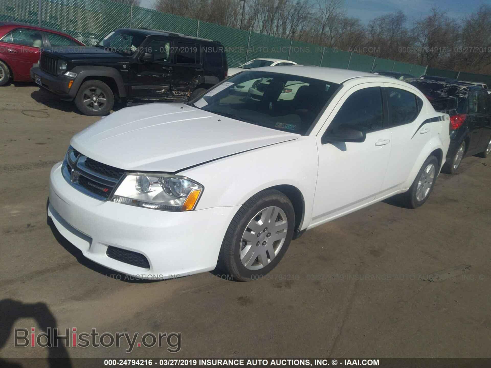 2012 DODGE AVENGER - VIN: 1C3CDZAB3CN193407 - Фото 2