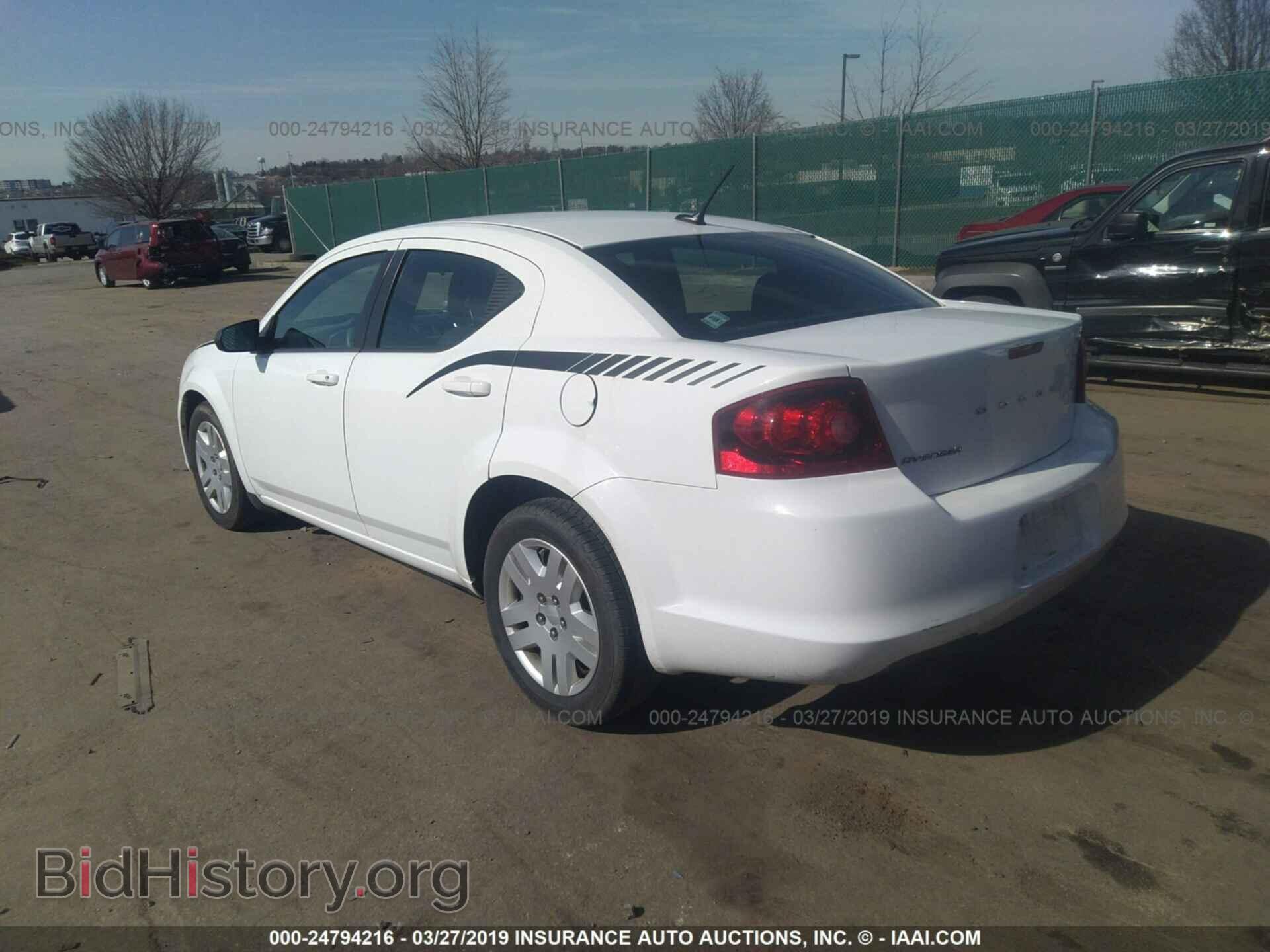 2012 DODGE AVENGER - VIN: 1C3CDZAB3CN193407 - Фото 3