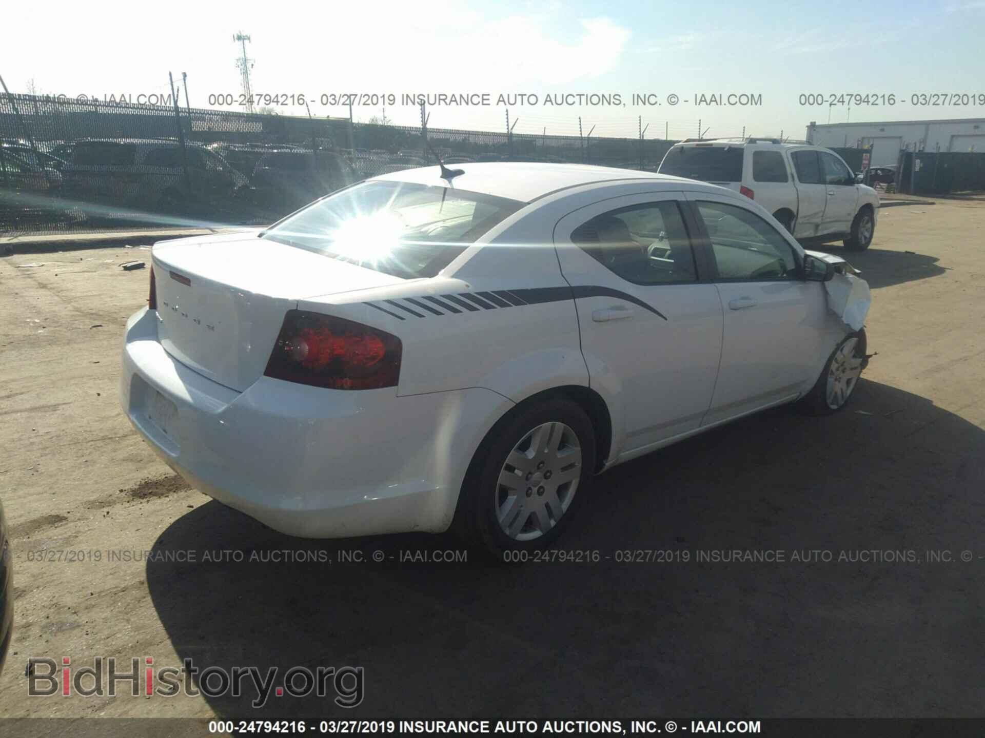 2012 DODGE AVENGER - VIN: 1C3CDZAB3CN193407 - Фото 4