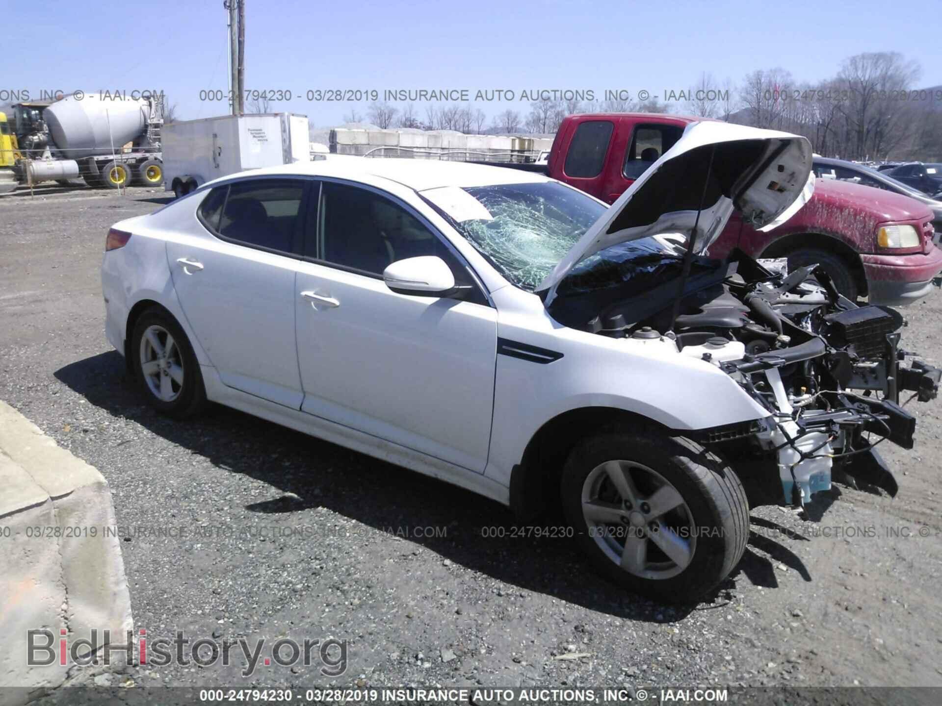Фотография 5XXGM4A71FG487335 - KIA OPTIMA 2015