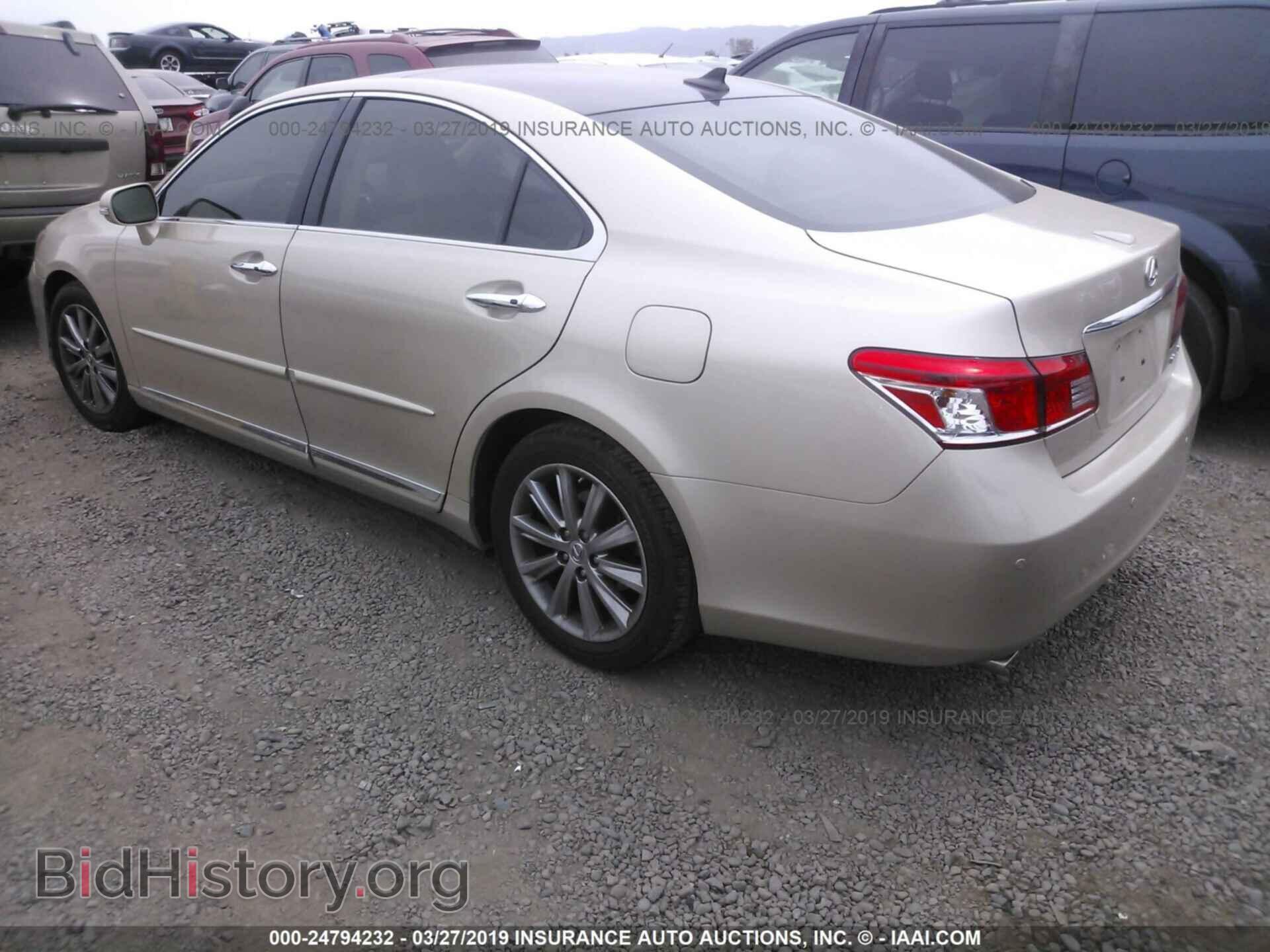 2011 LEXUS ES - VIN: JTHBK1EG1B2444282 - Фото 3