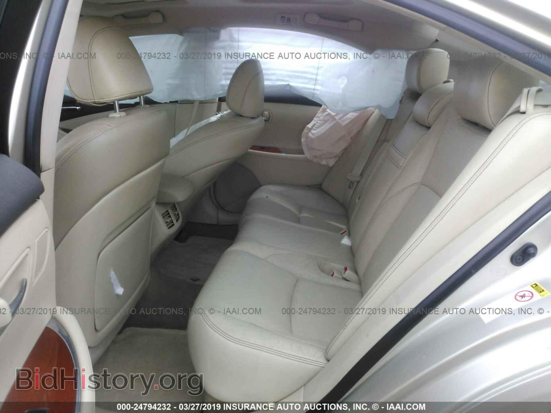 2011 LEXUS ES - VIN: JTHBK1EG1B2444282 - Фото 8