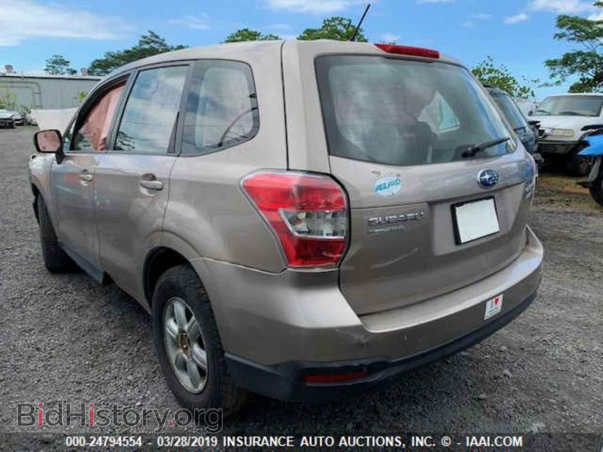 2014 SUBARU FORESTER - VIN: JF2SJAAC5EH424112 - Фото 3