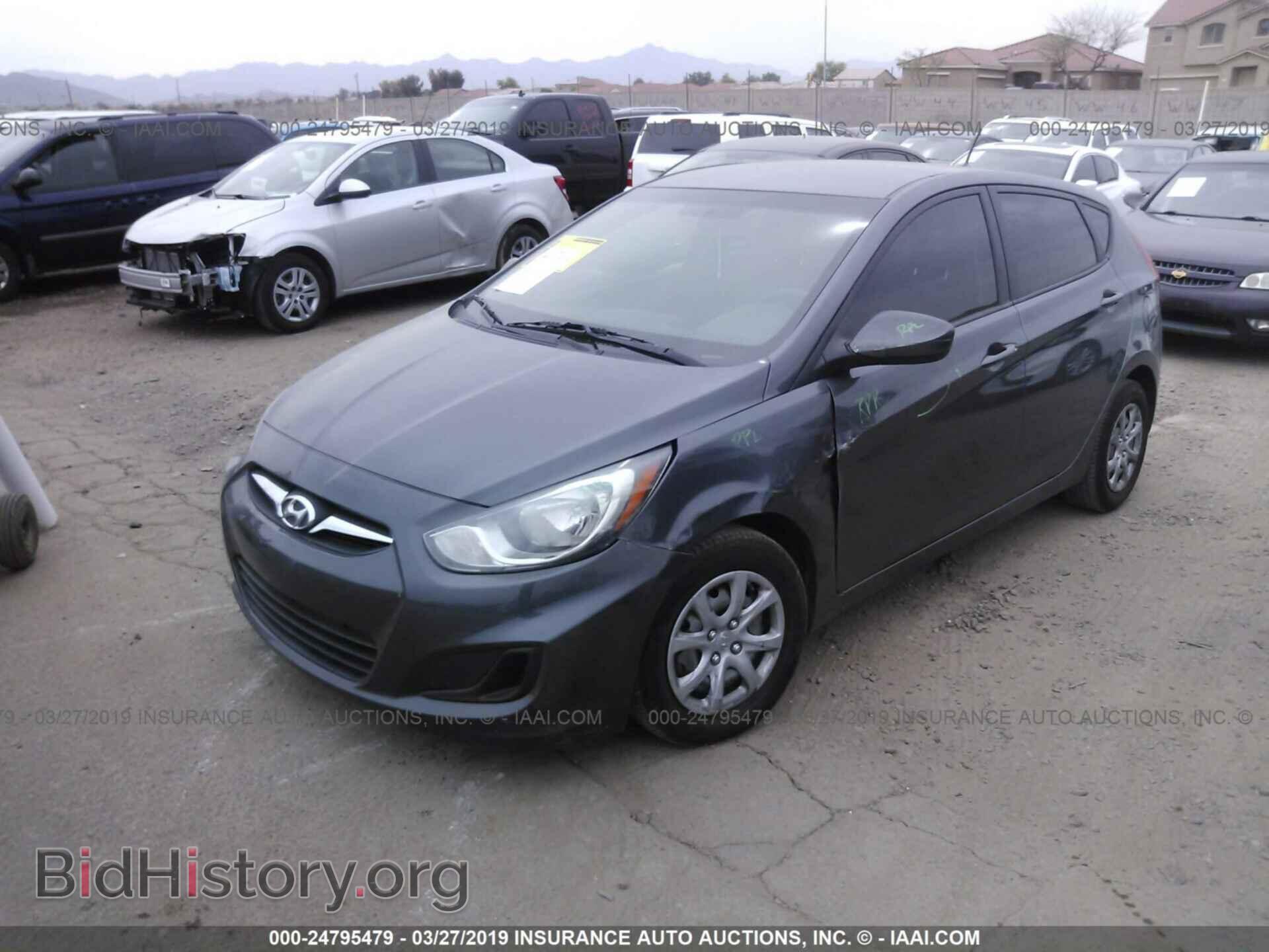 2012 HYUNDAI ACCENT - VIN: KMHCT5AE7CU034893 - Фото 2