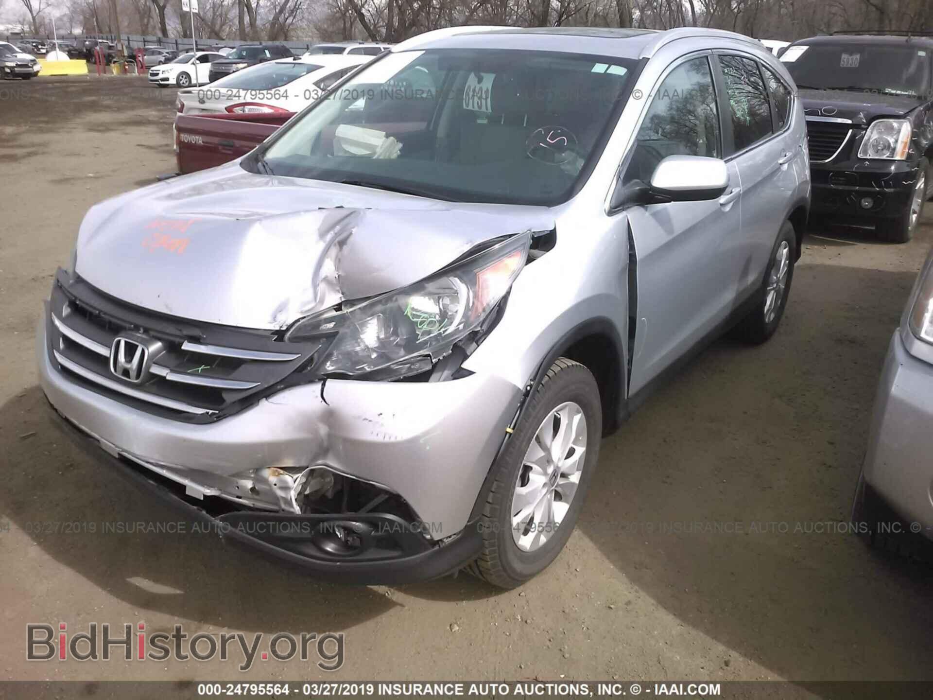 2012 HONDA CR-V - VIN: 2HKRM4H75CH606647 - Фото 2
