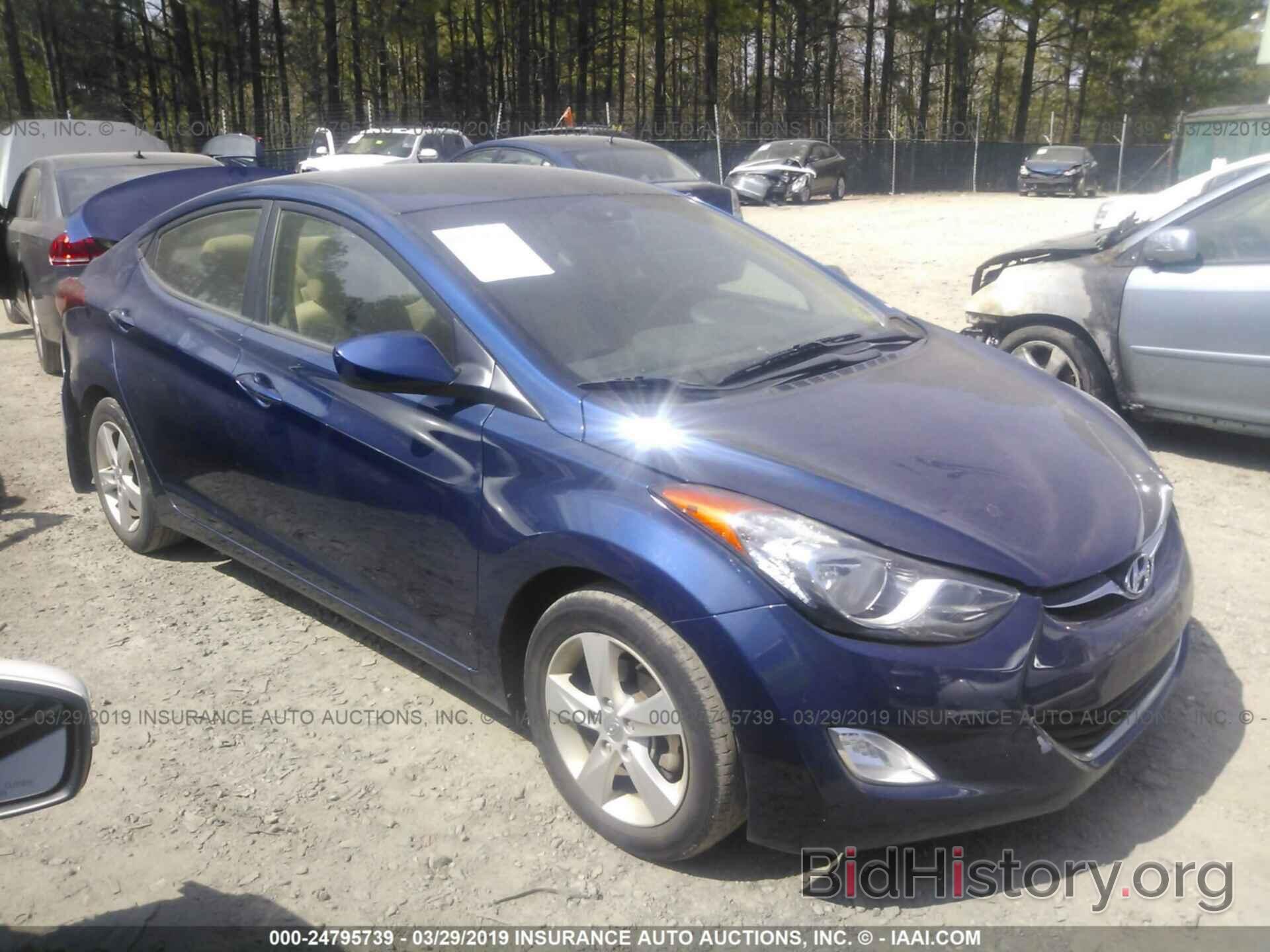 Photo KMHDH4AE0DU874807 - HYUNDAI ELANTRA 2013