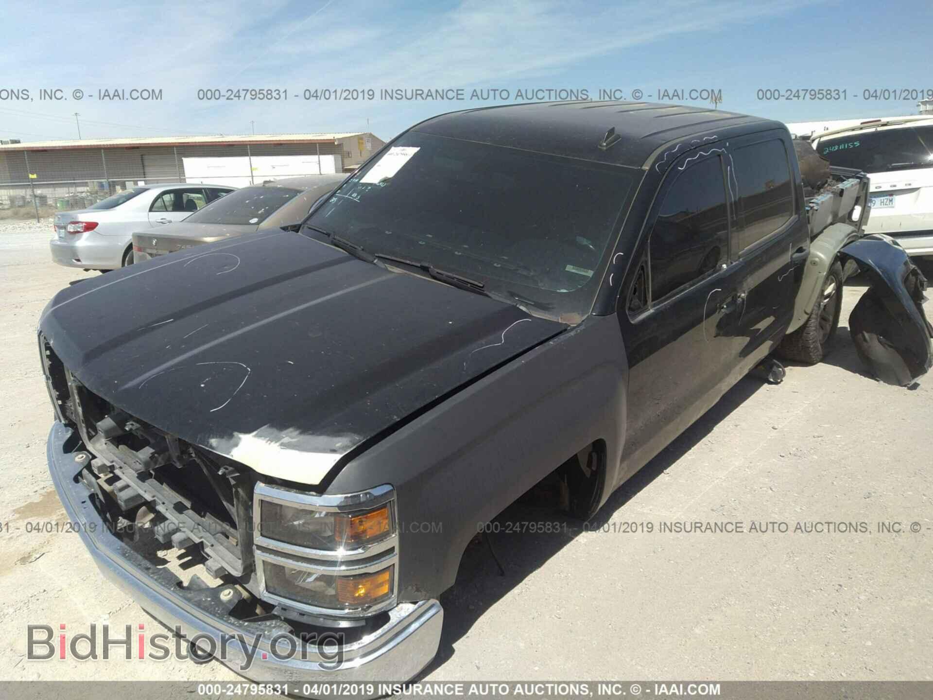 2014 CHEVROLET SILVERADO - VIN: 3GCUKREC3EG148374 - Фото 2