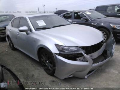 2013 Lexus GS 350, серебристый — VIN JTHBE1BL8D5002092, IAAI