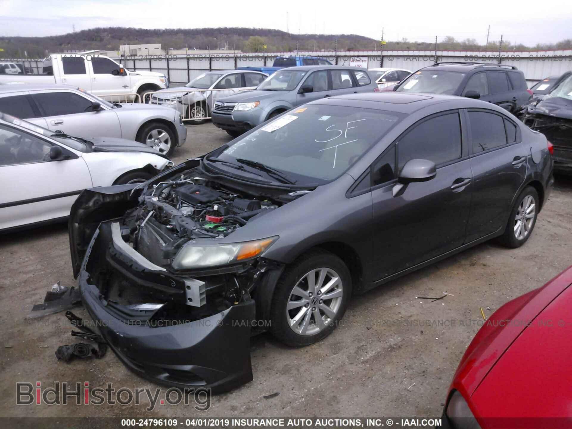 2012 HONDA CIVIC - VIN: 19XFB2F87CE304273 - Photo 2