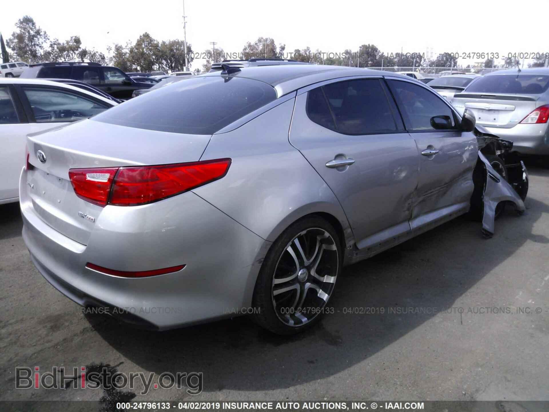 2014 KIA OPTIMA - VIN: 5XXGN4A73EG274544 - Фото 4