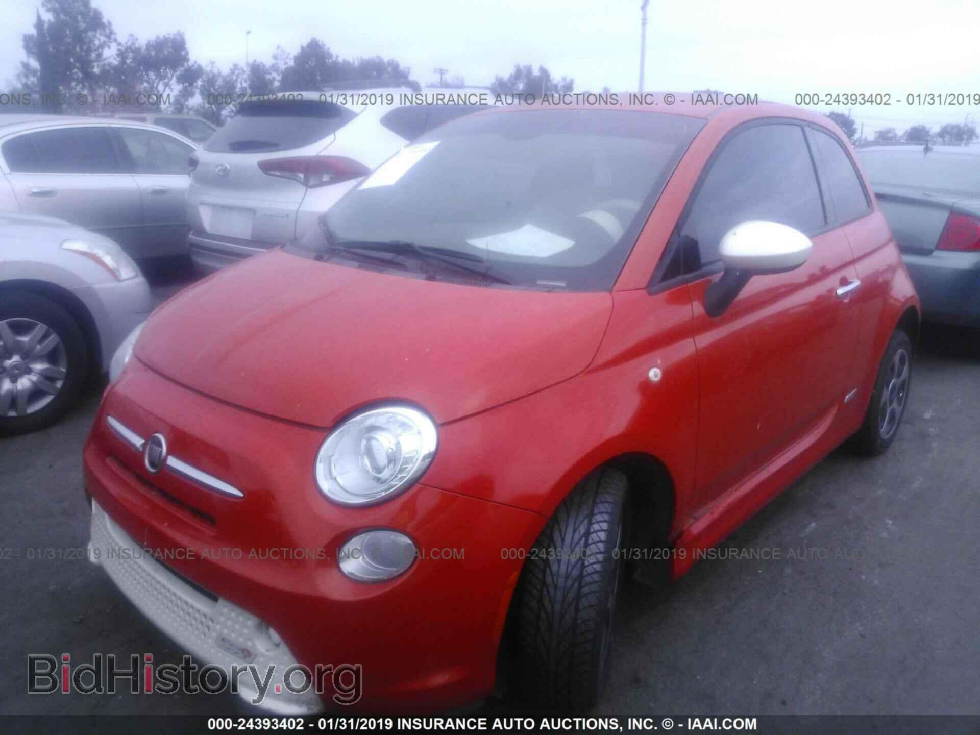 2013 FIAT 500 - VIN: 3C3CFFGE0DT604595 - Фото 2