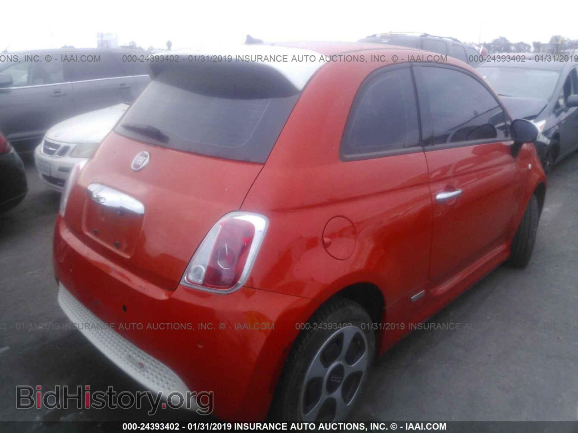 2013 FIAT 500 - VIN: 3C3CFFGE0DT604595 - Фото 4