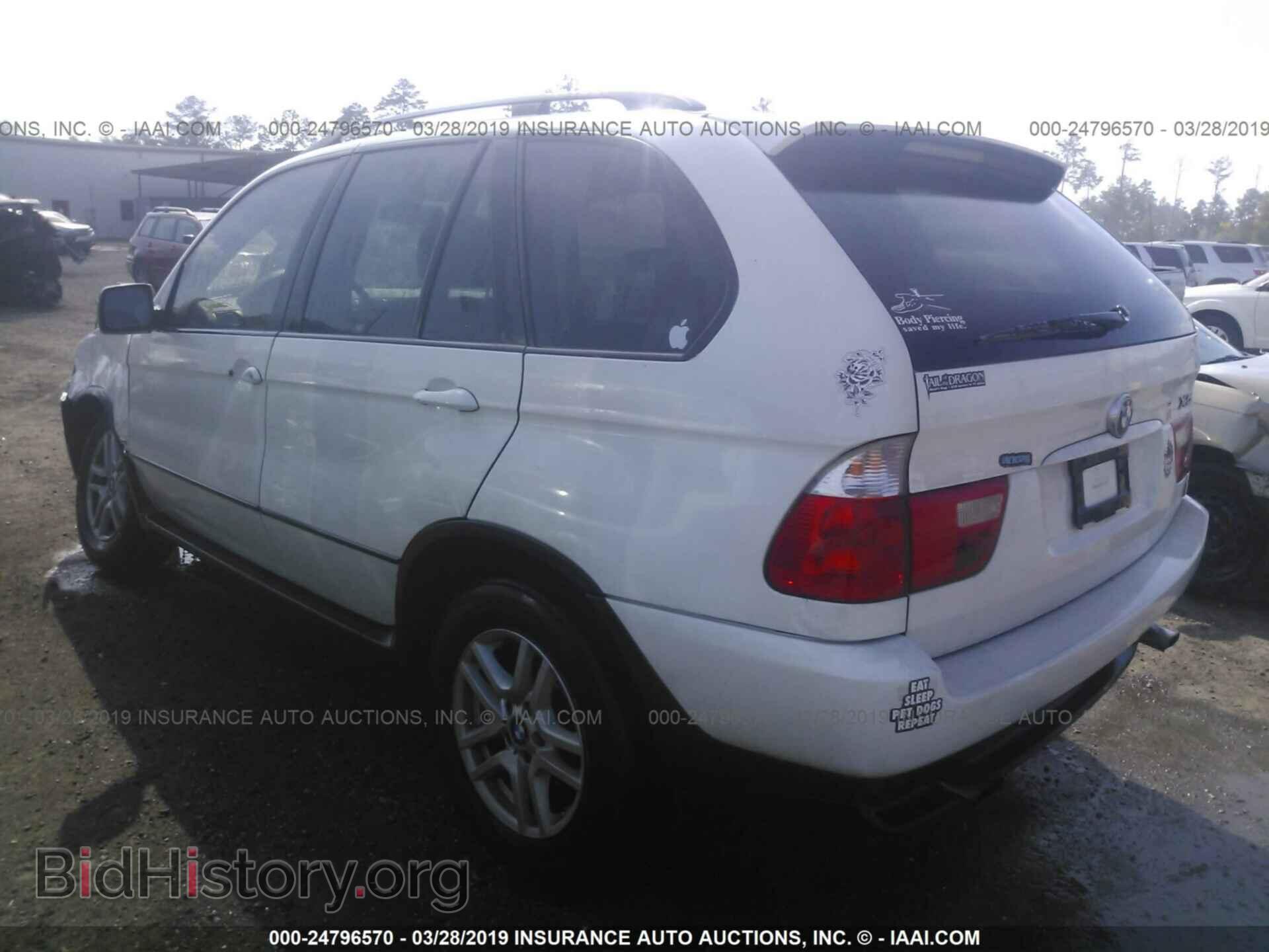 2005 BMW X5 - VIN: 5UXFA13565LY03582 - Фото 3