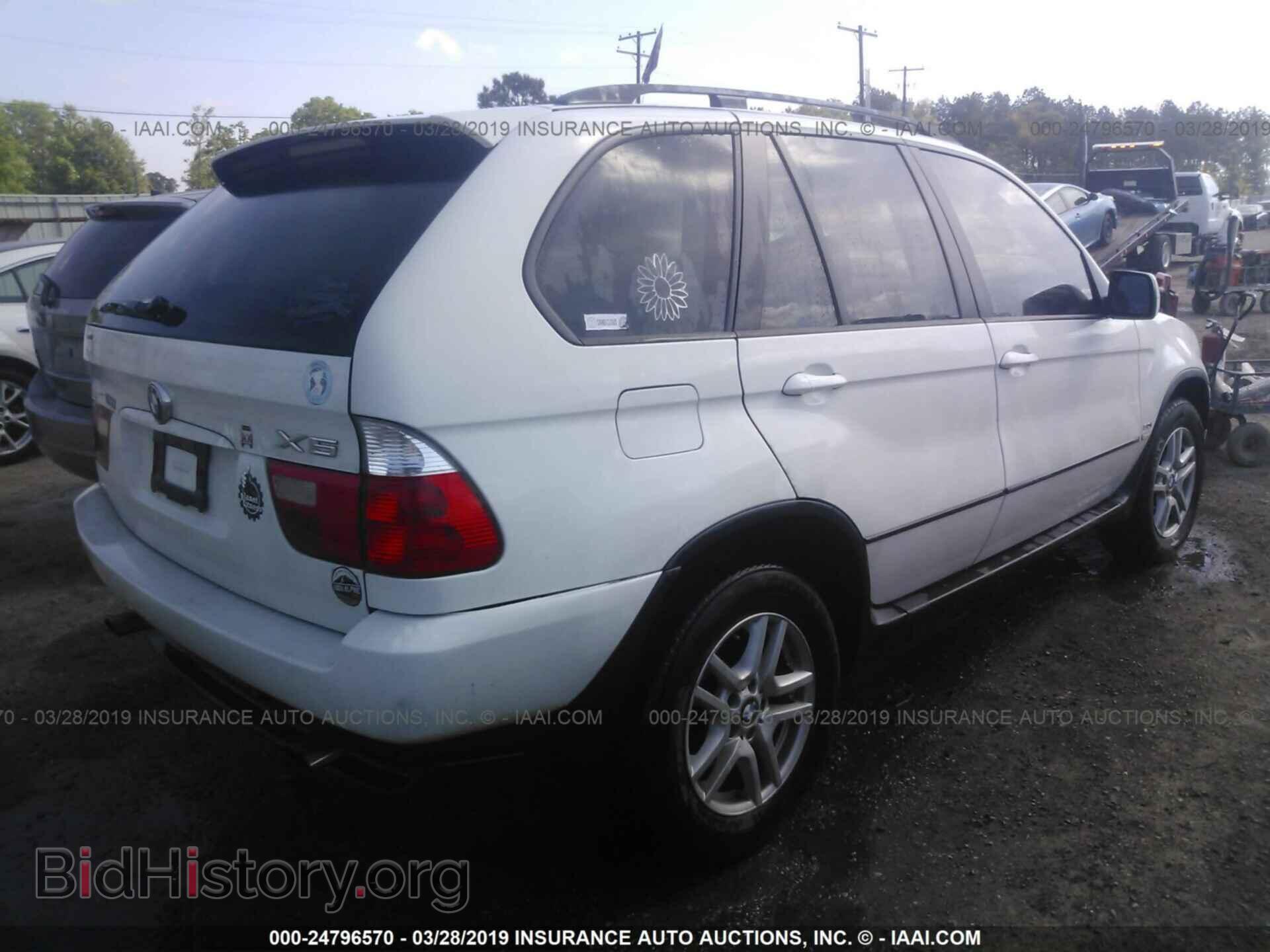 2005 BMW X5 - VIN: 5UXFA13565LY03582 - Фото 4