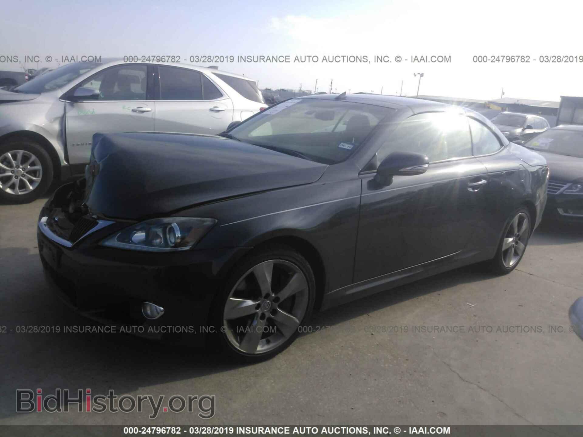 2011 LEXUS IS - VIN: JTHFE2C23B2507064 - Фото 2