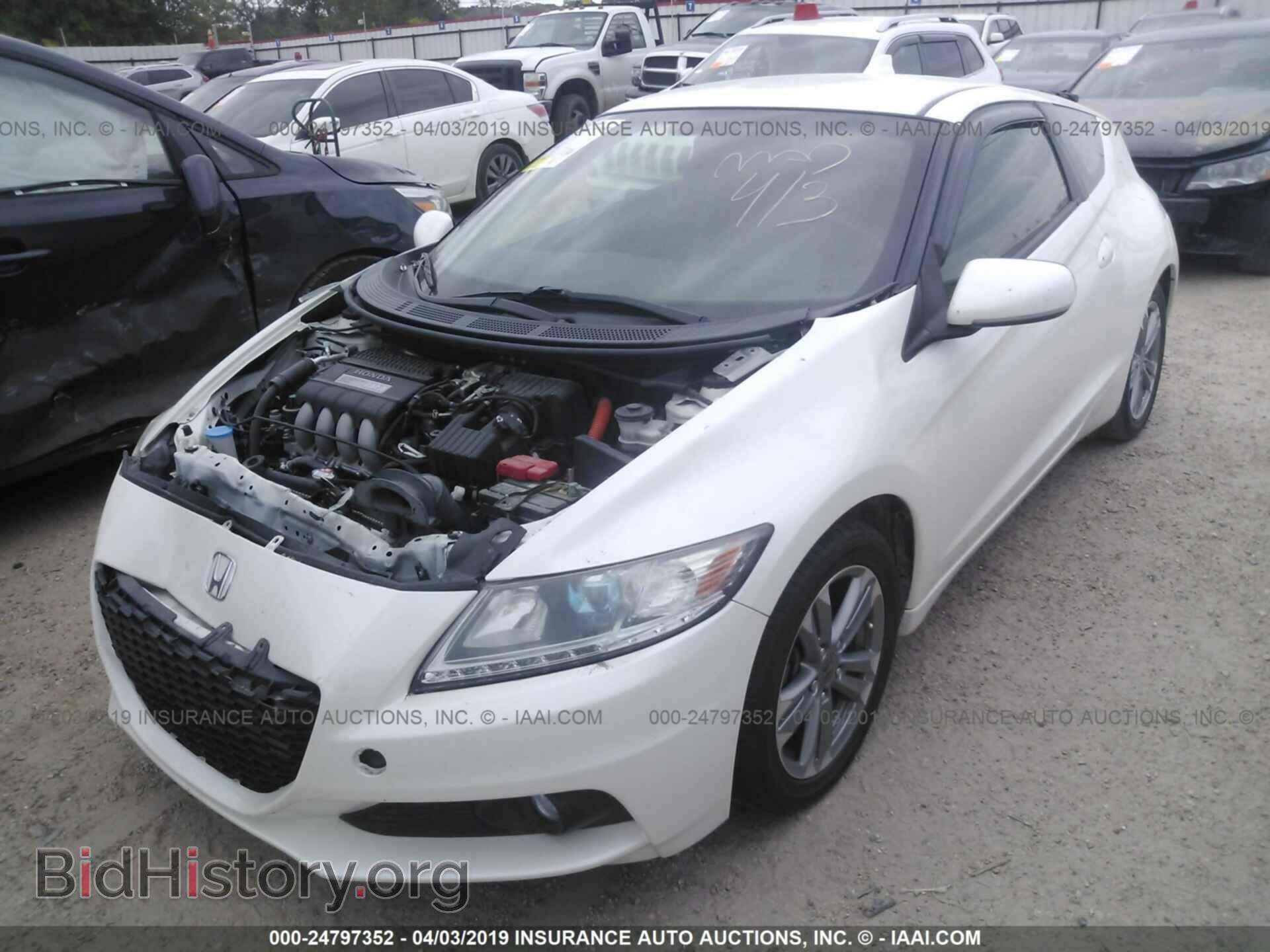 2013 HONDA CR-Z - VIN: JHMZF1D6XDS003832 - Фото 2
