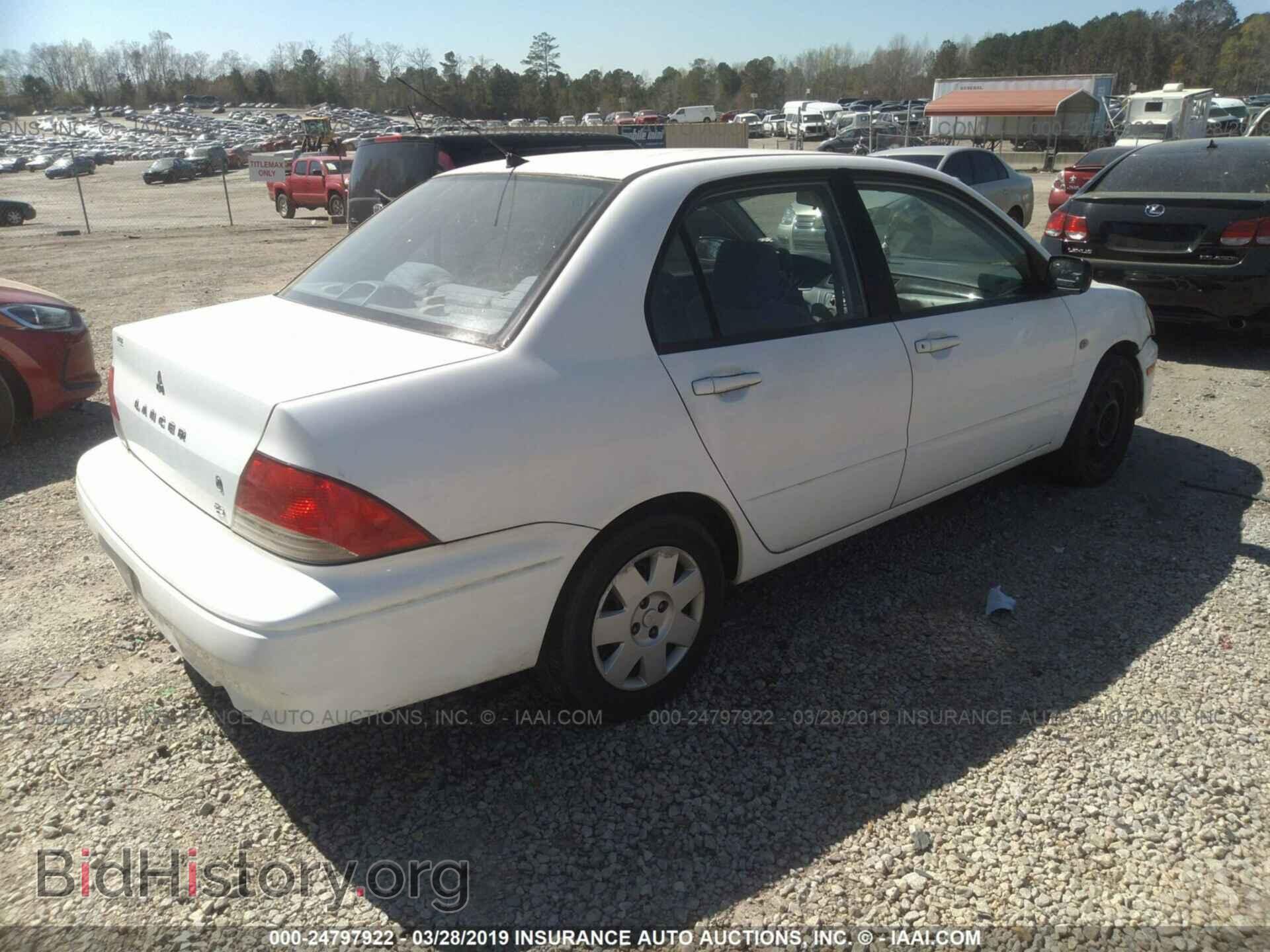 2003 MITSUBISHI LANCER - VIN: JA3AJ26E03U080928 - Фото 4