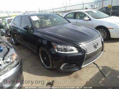 2014 Lexus LS 460l, черный — VIN JTHGL5EF4E5052241, IAAI