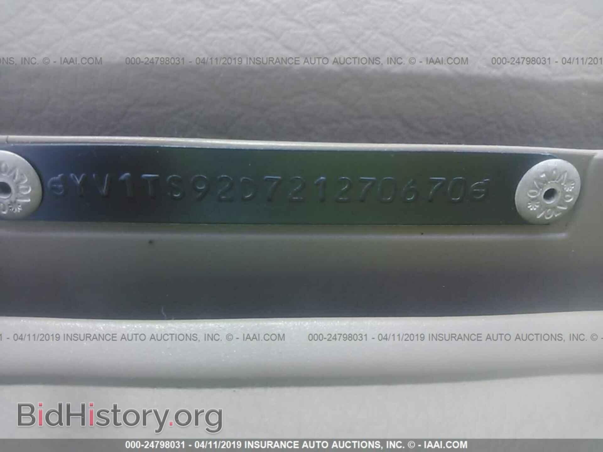 2002 VOLVO S80 - VIN: YV1TS92D721270670 - Photo 9