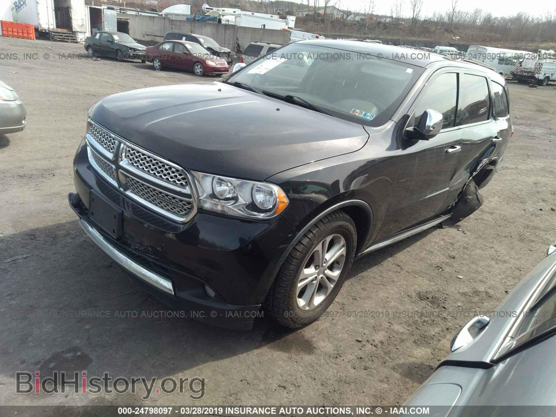 2012 DODGE DURANGO - VIN: 1C4RDJDG2CC186992 - Фото 2