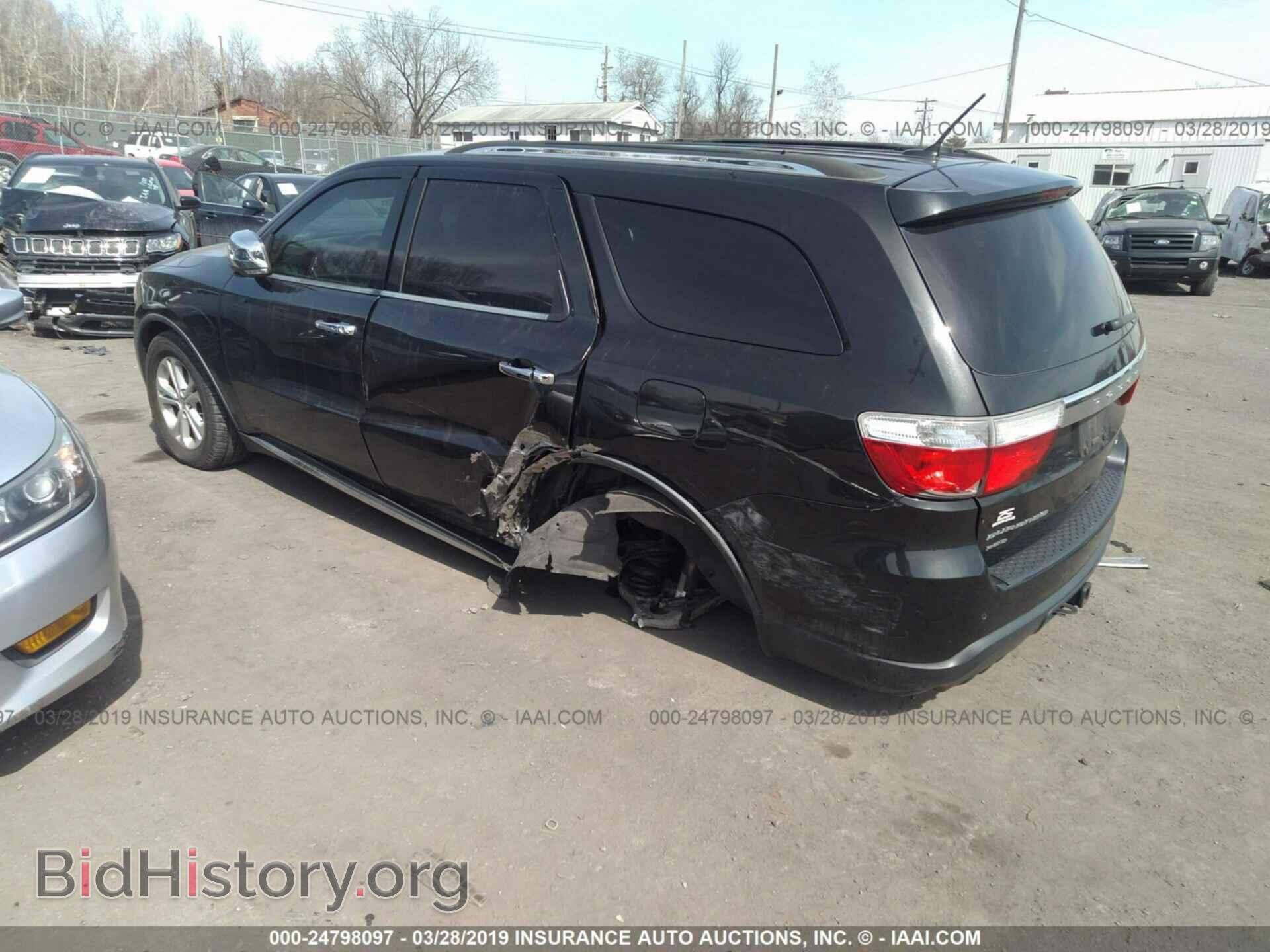 2012 DODGE DURANGO - VIN: 1C4RDJDG2CC186992 - Фото 3