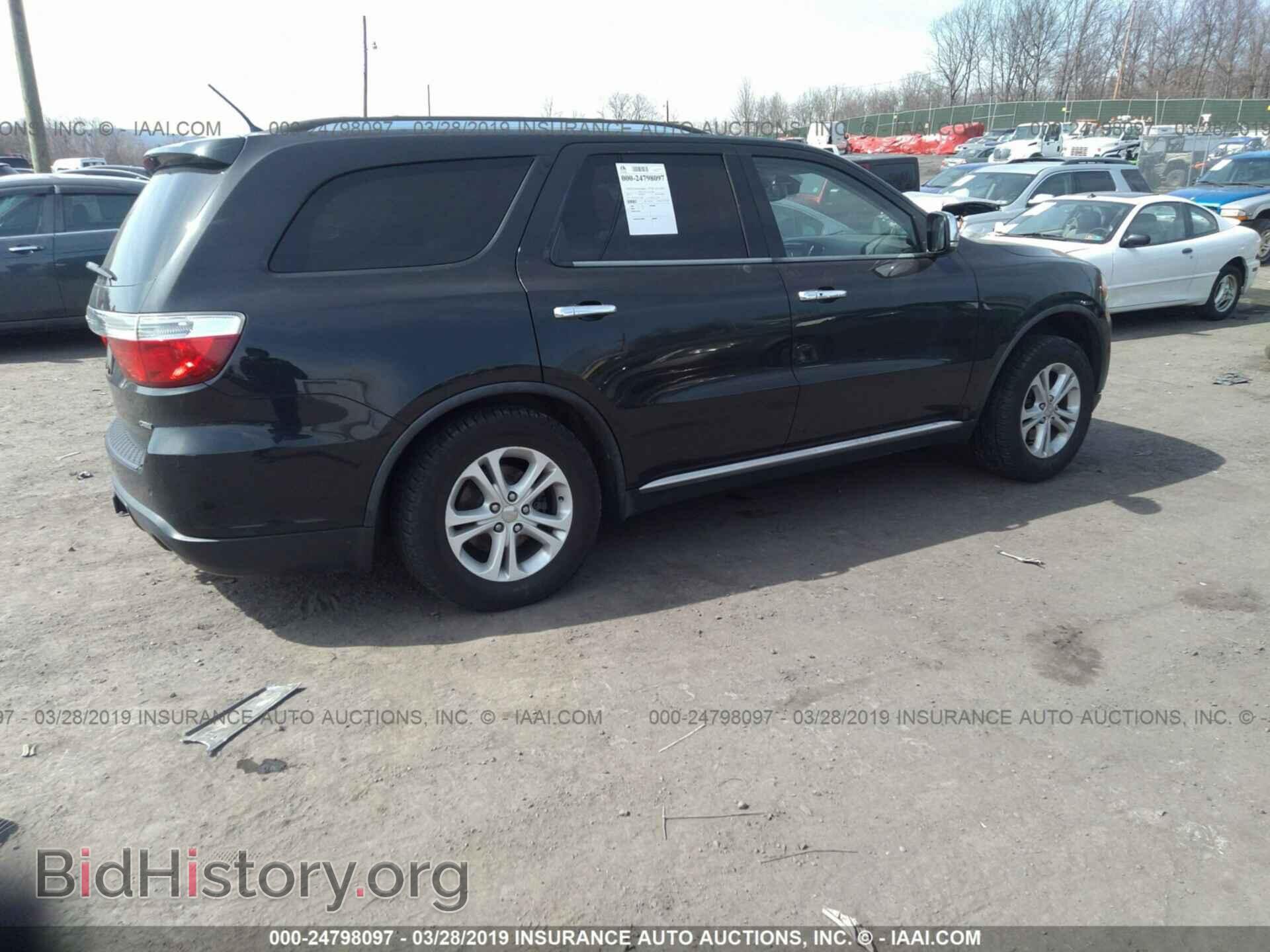 2012 DODGE DURANGO - VIN: 1C4RDJDG2CC186992 - Фото 4