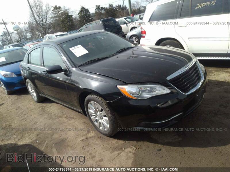 2012 Chrysler 200 LX (VIN 1C3CCBAB8CN186849) — photo 1 of 10, IAAI, damage: left rear