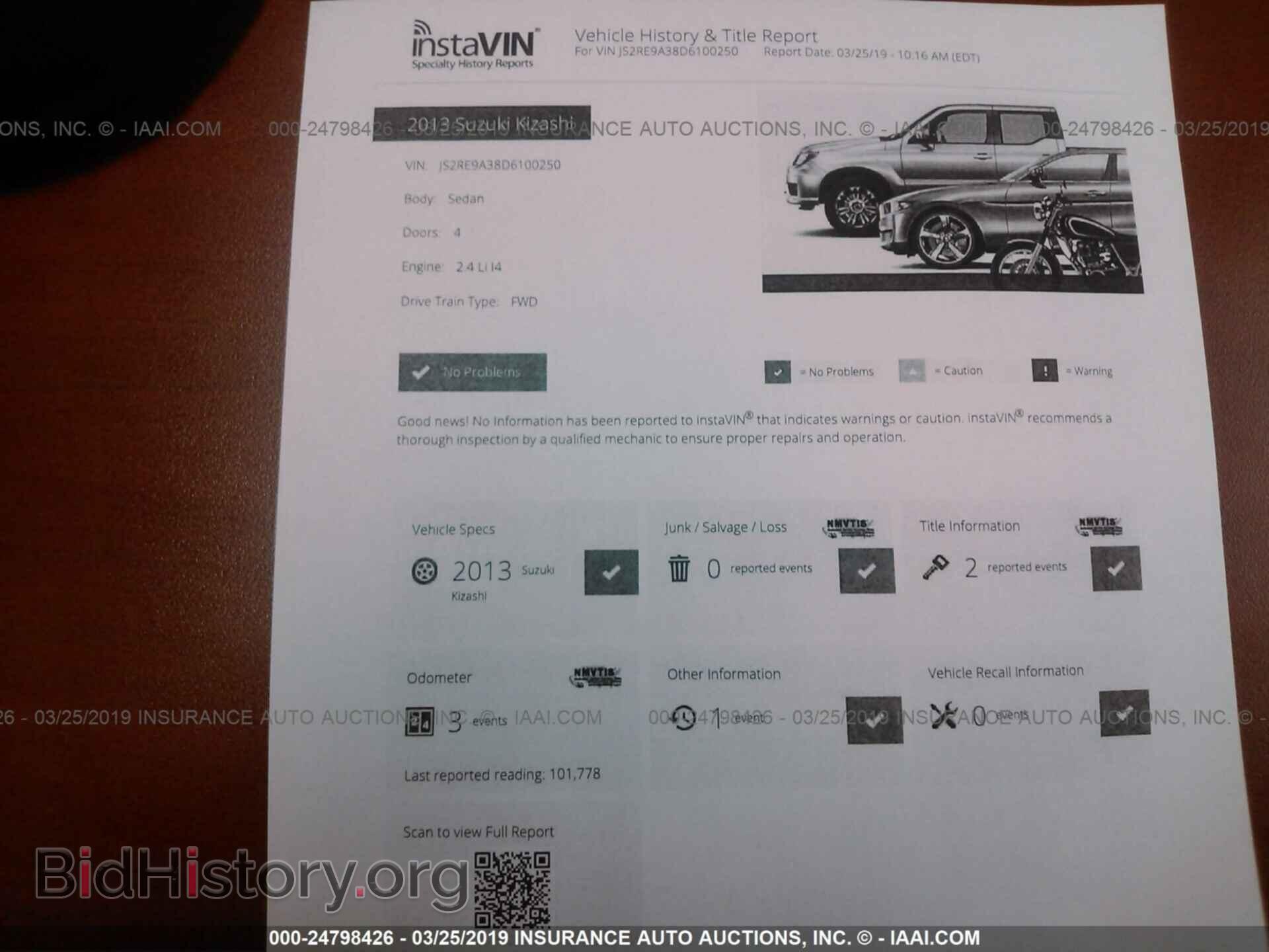 2013 SUZUKI KIZASHI - VIN: JS2RE9A38D6100250 - Фото 6