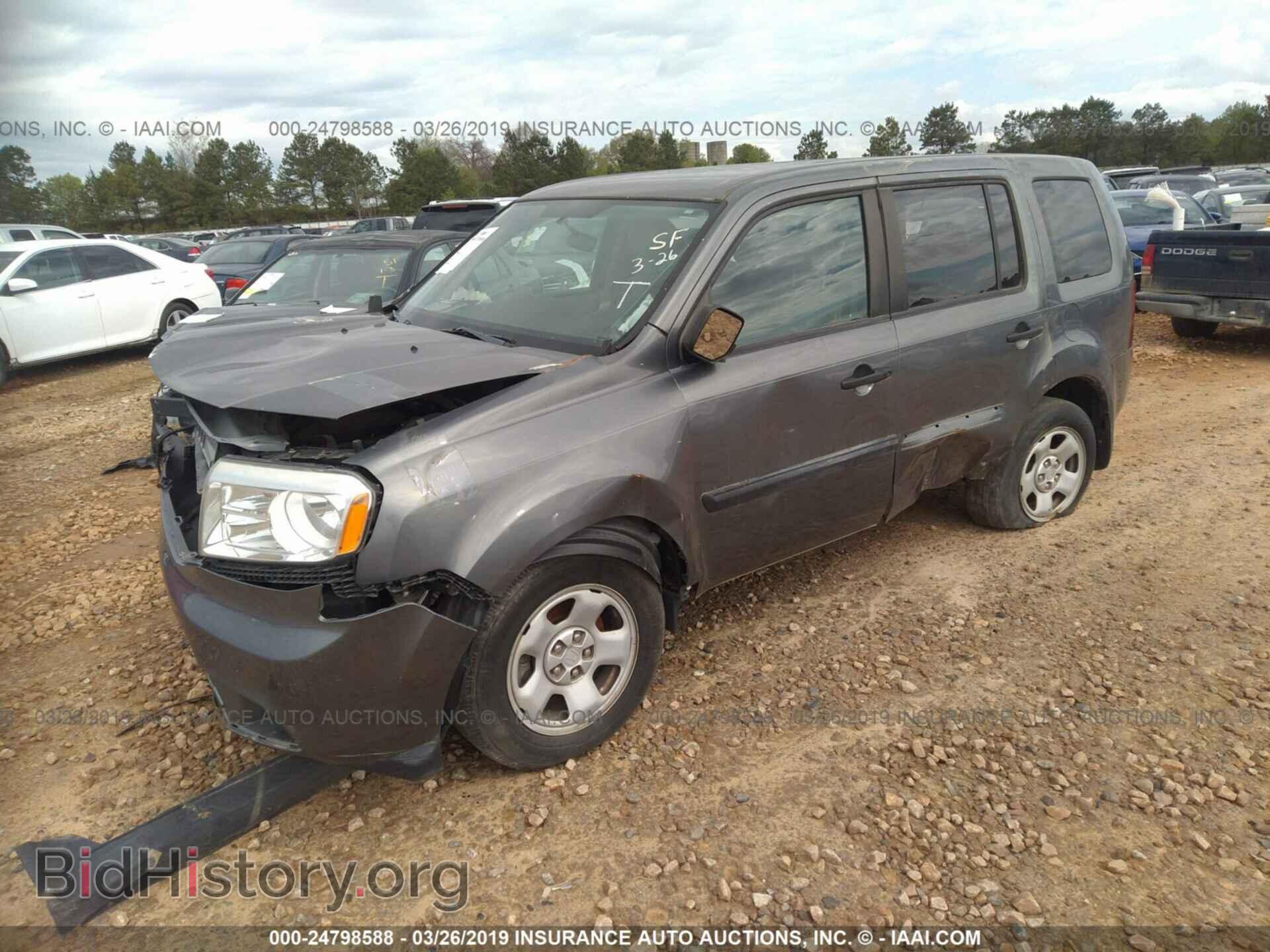 2013 HONDA PILOT - VIN: 5FNYF3H26DB037327 - Фото 2