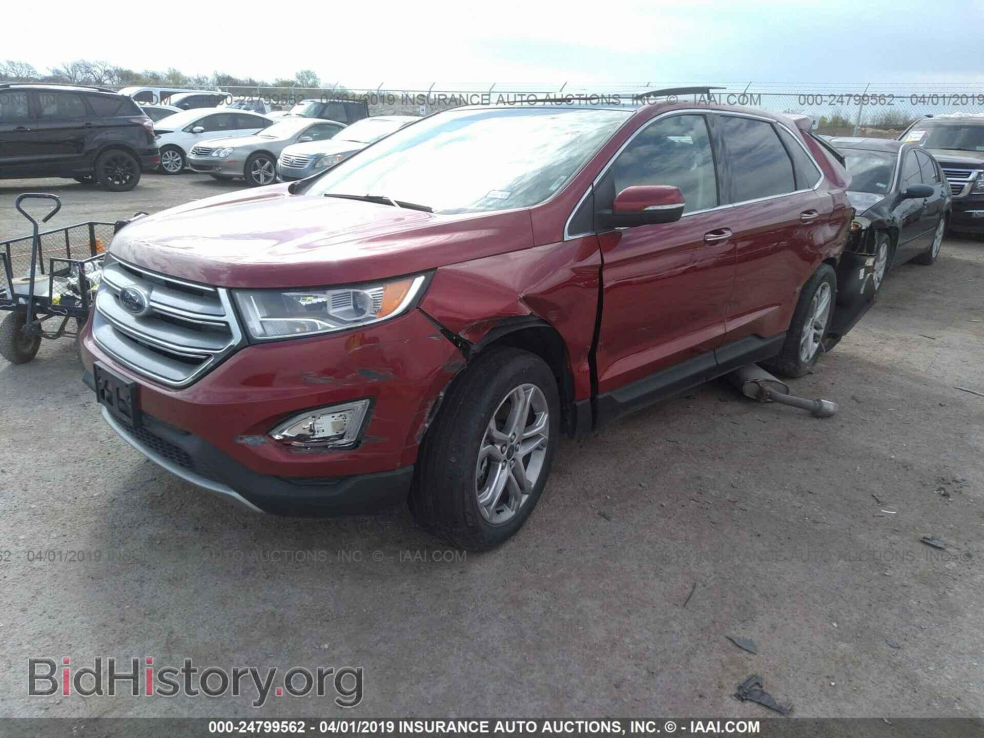 2015 FORD EDGE - VIN: 2FMPK3K86FBB72811 - Фото 2