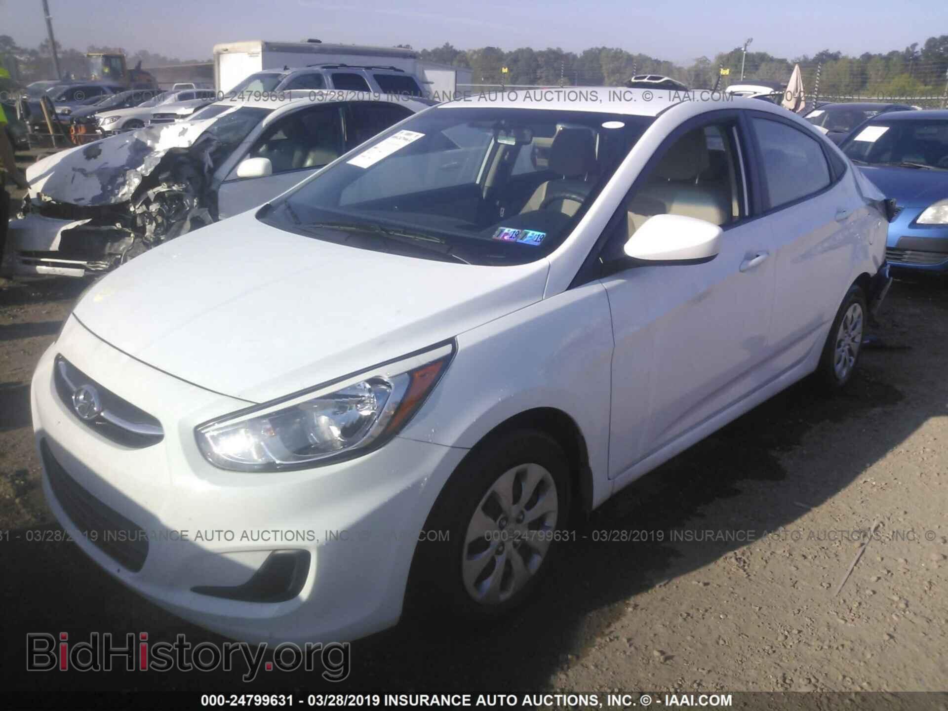 2016 HYUNDAI ACCENT - VIN: KMHCT4AE7GU015518 - Фото 2