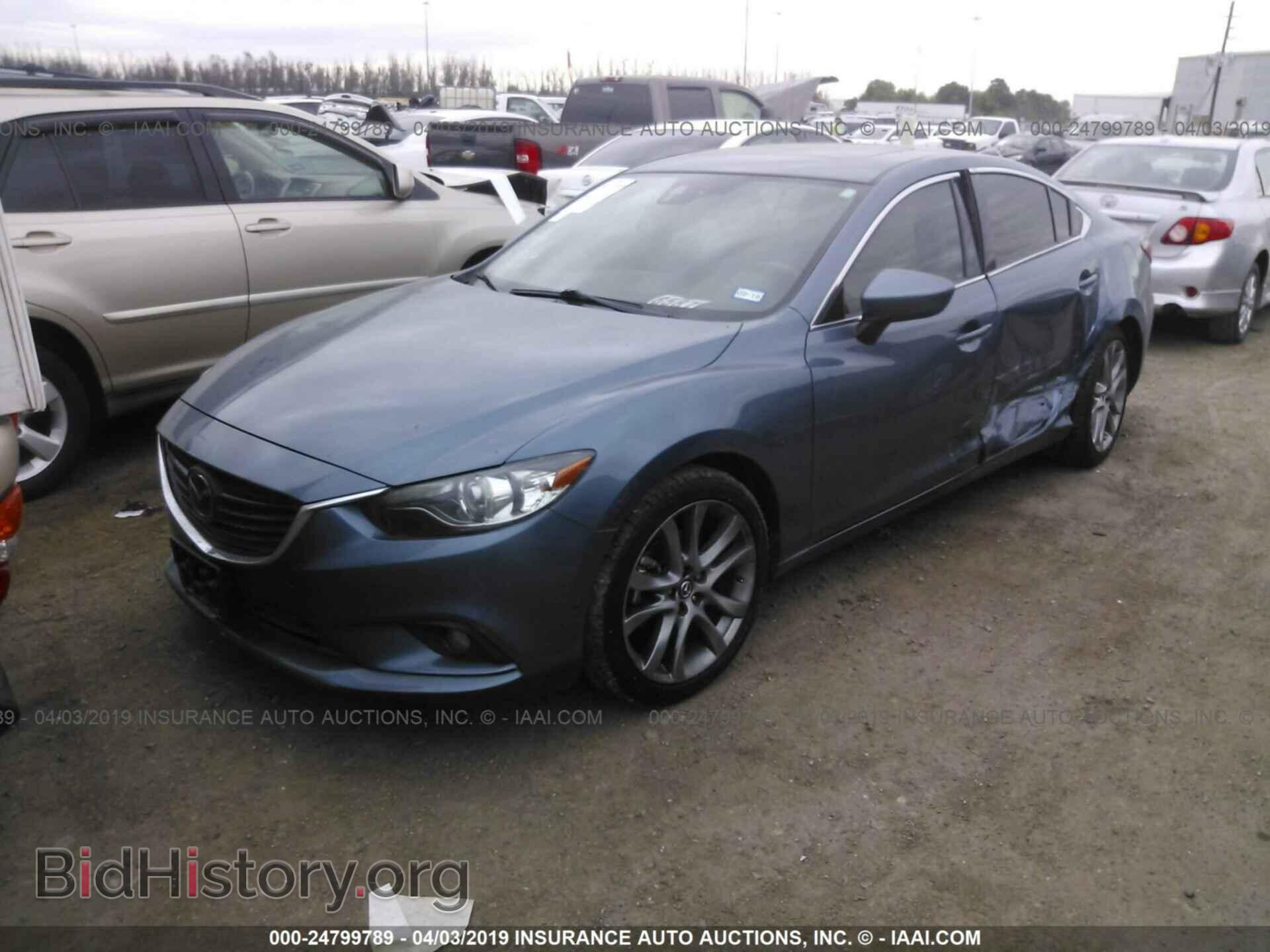 2014 MAZDA 6 - VIN: JM1GJ1W55E1111908 - Фото 2
