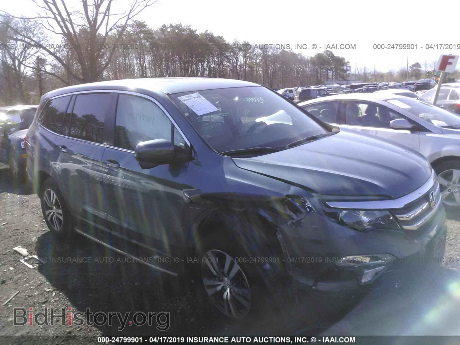 Фотография 5FNYF6H51GB014487 - HONDA PILOT 2016