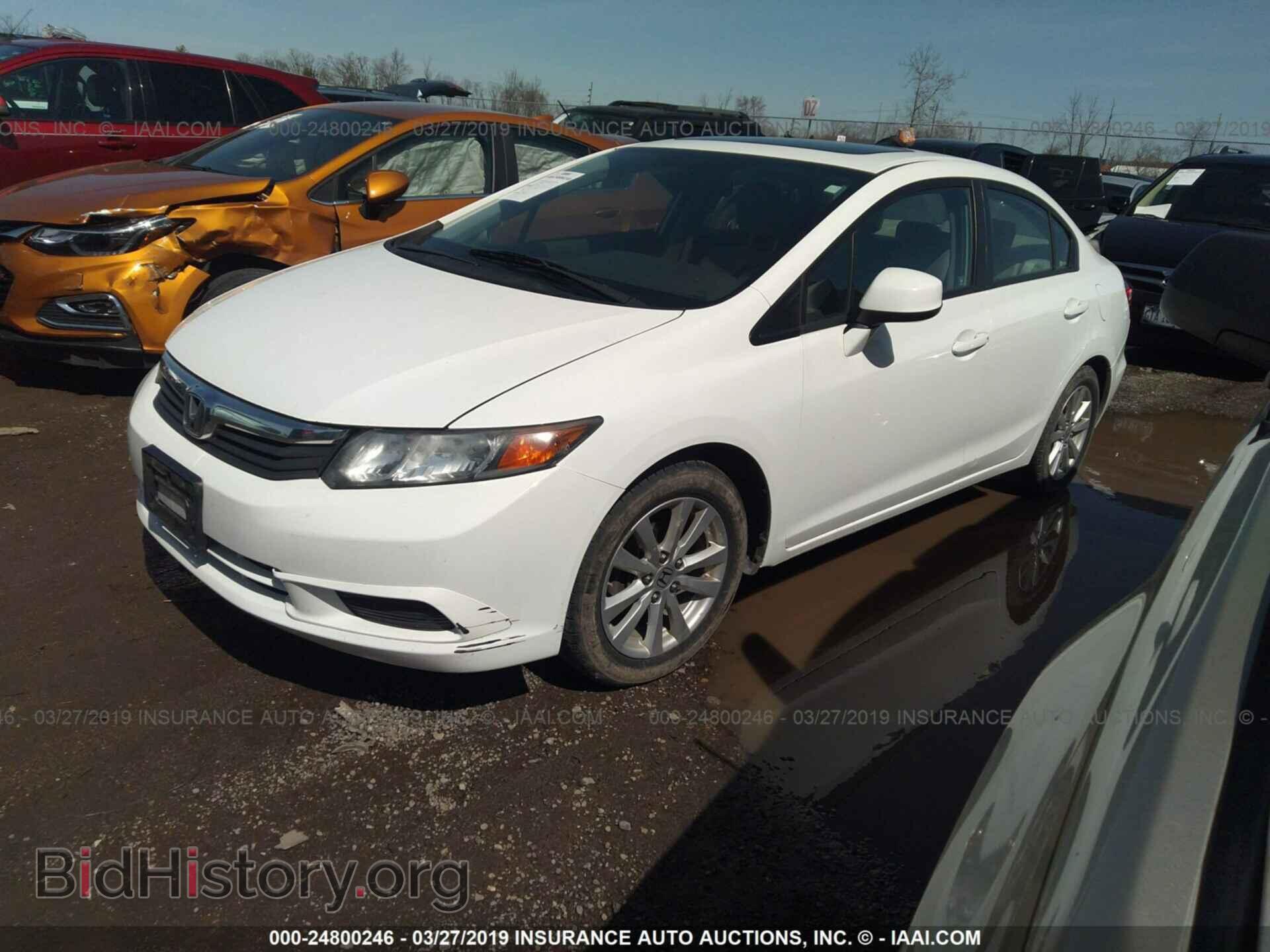 2012 HONDA CIVIC - VIN: 2HGFB2F9XCH506801 - Фото 2