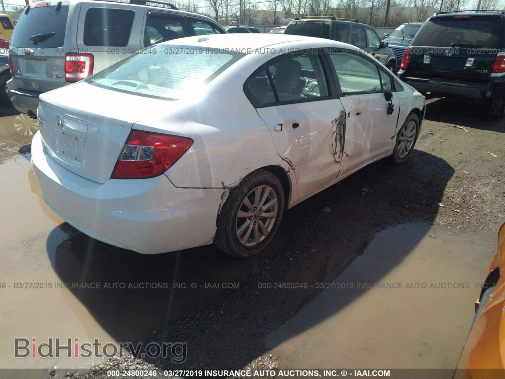 2012 HONDA CIVIC - VIN: 2HGFB2F9XCH506801 - Фото 4