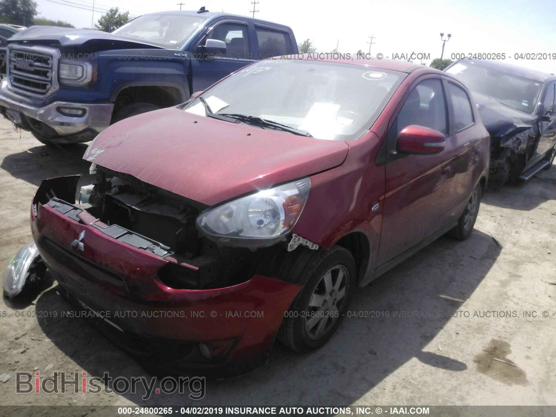 2015 MITSUBISHI MIRAGE - VIN: ML32A4HJ0FH001558 - Фото 2