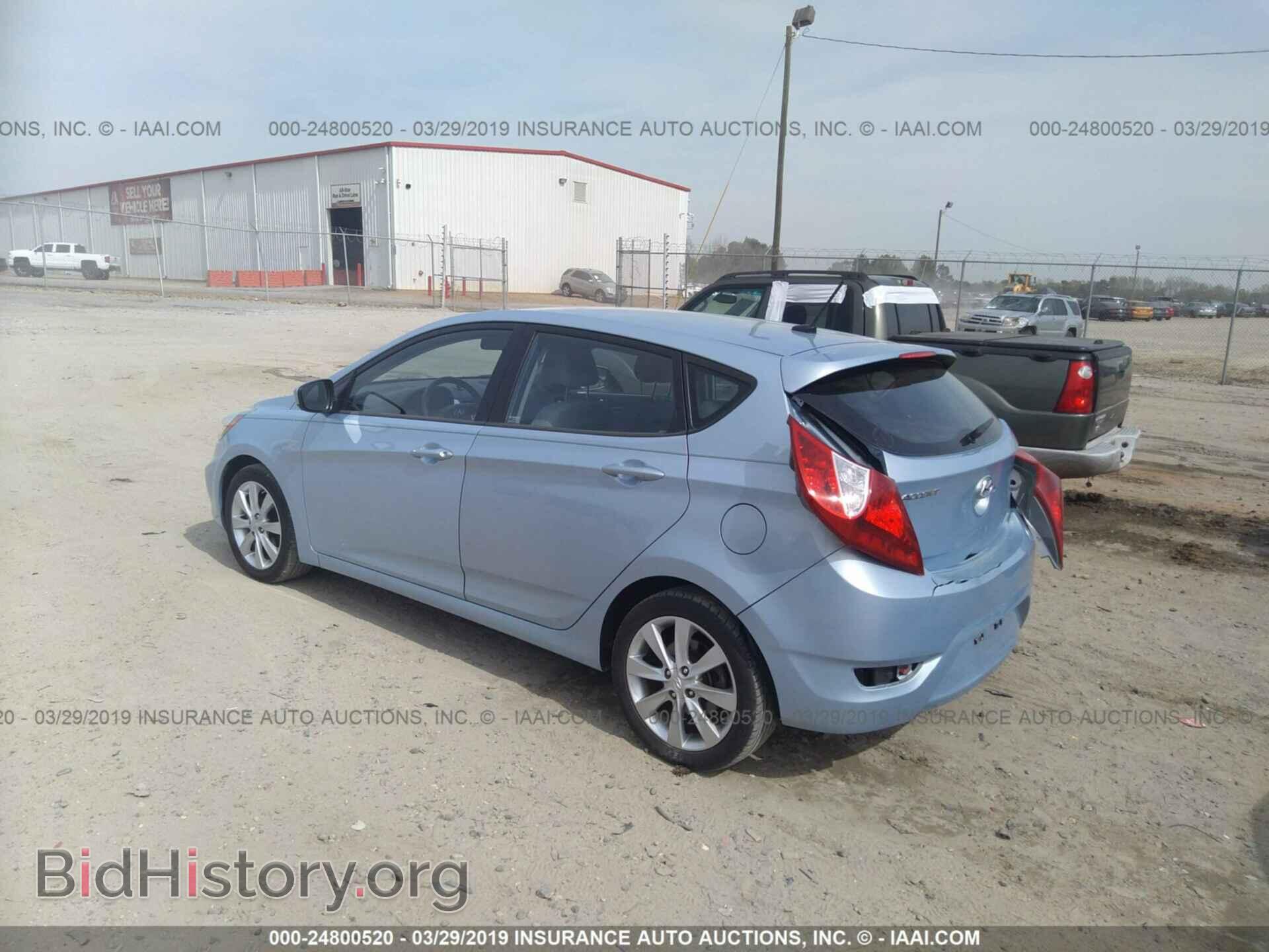 2012 HYUNDAI ACCENT - VIN: KMHCU5AE8CU037878 - Фото 3