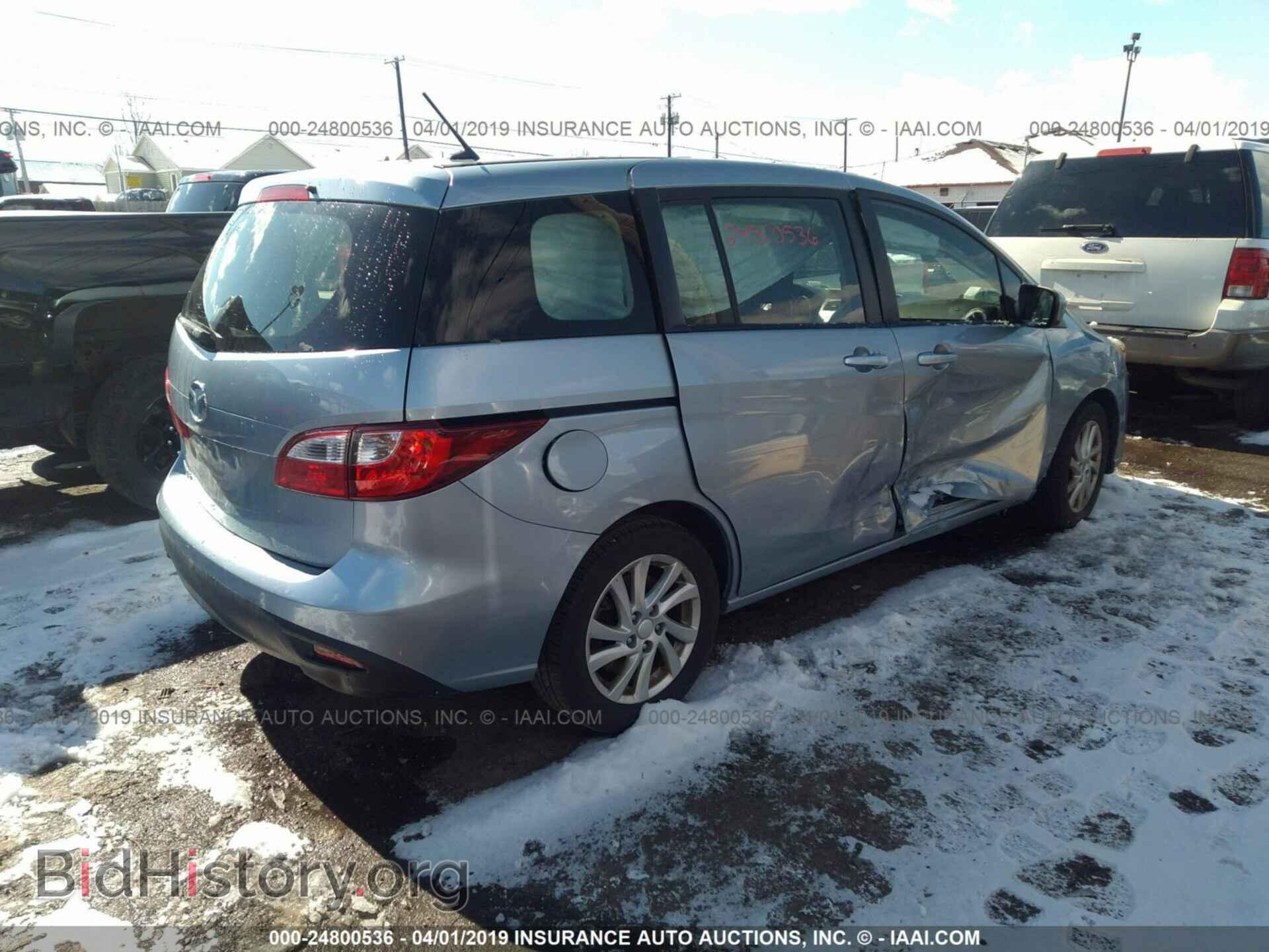 2012 MAZDA 5 - VIN: JM1CW2BL8C0136976 - Фото 4
