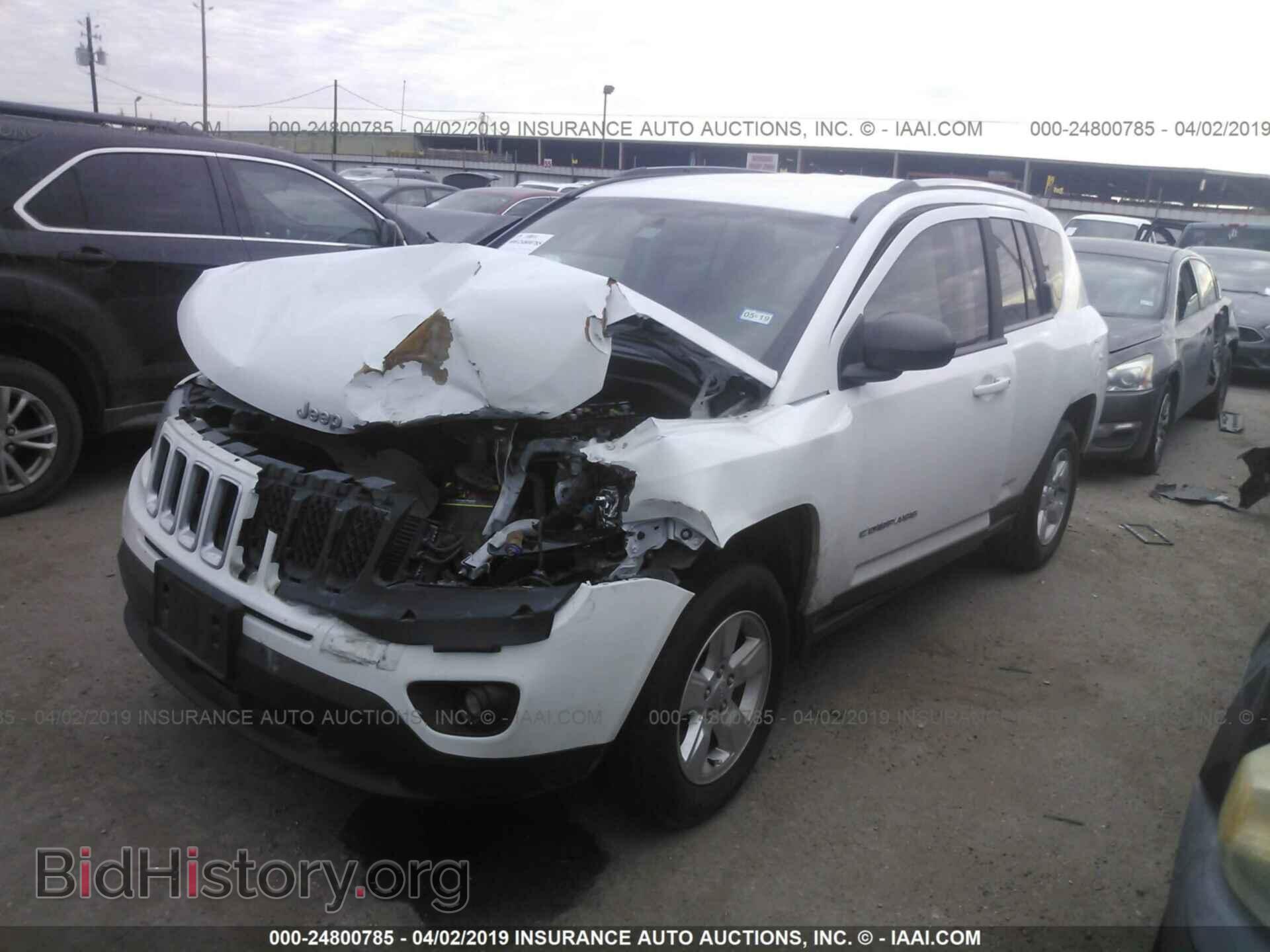 2014 JEEP COMPASS - VIN: 1C4NJCBA7ED552170 - Фото 2