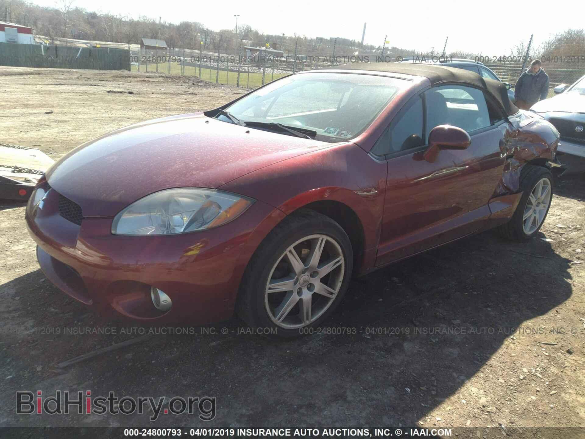 2007 MITSUBISHI ECLIPSE - VIN: 4A3AL35TX7E006771 - Фото 2
