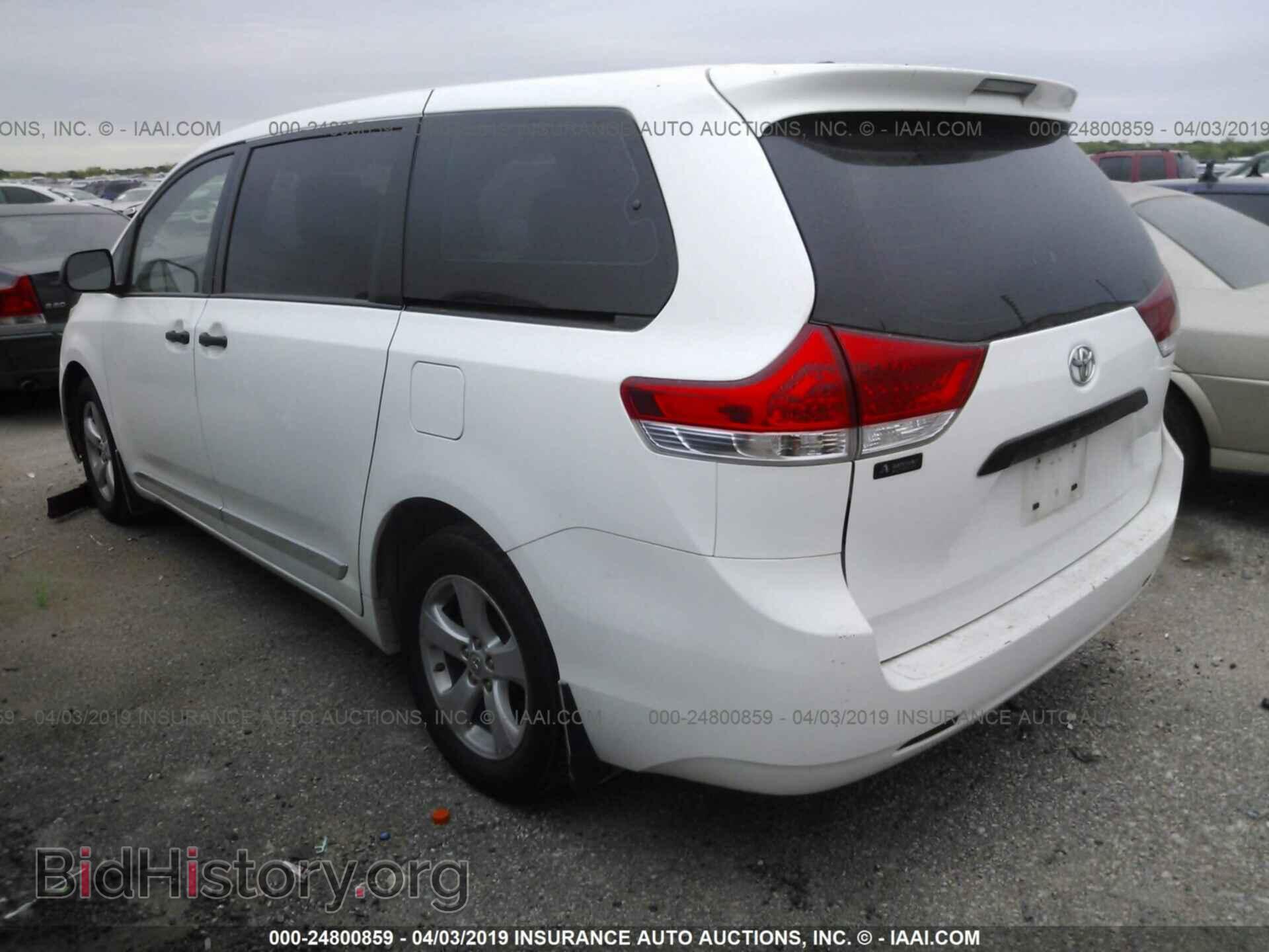 2013 TOYOTA SIENNA - VIN: 5TDZK3DC8DS284536 - Фото 3