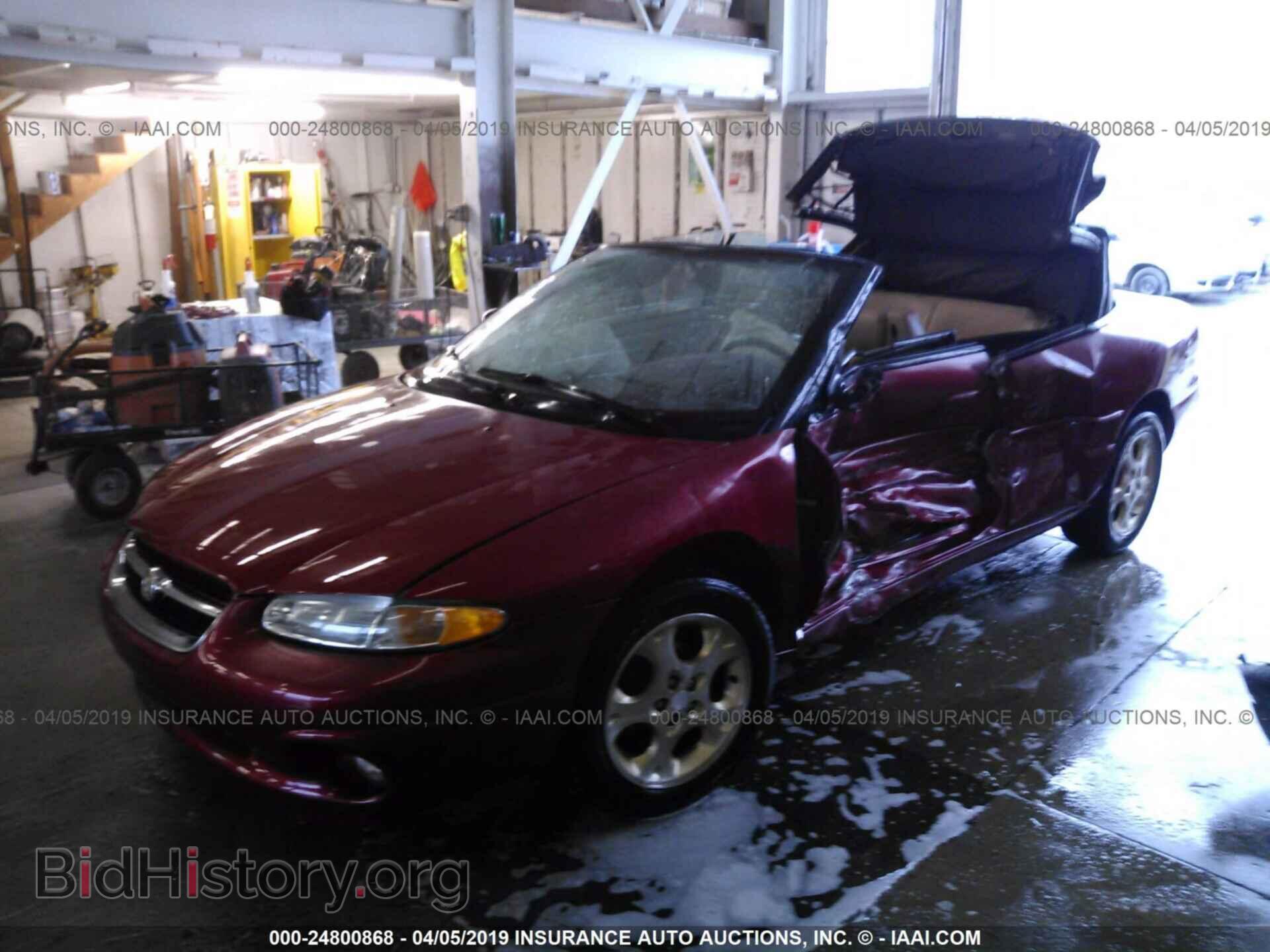1998 CHRYSLER SEBRING - VIN: 3C3EL55H1WT324826 - Фото 2
