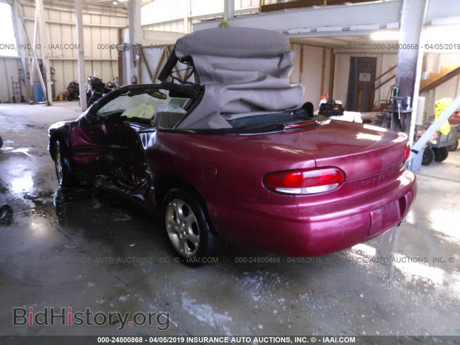 1998 CHRYSLER SEBRING - VIN: 3C3EL55H1WT324826 - Фото 3