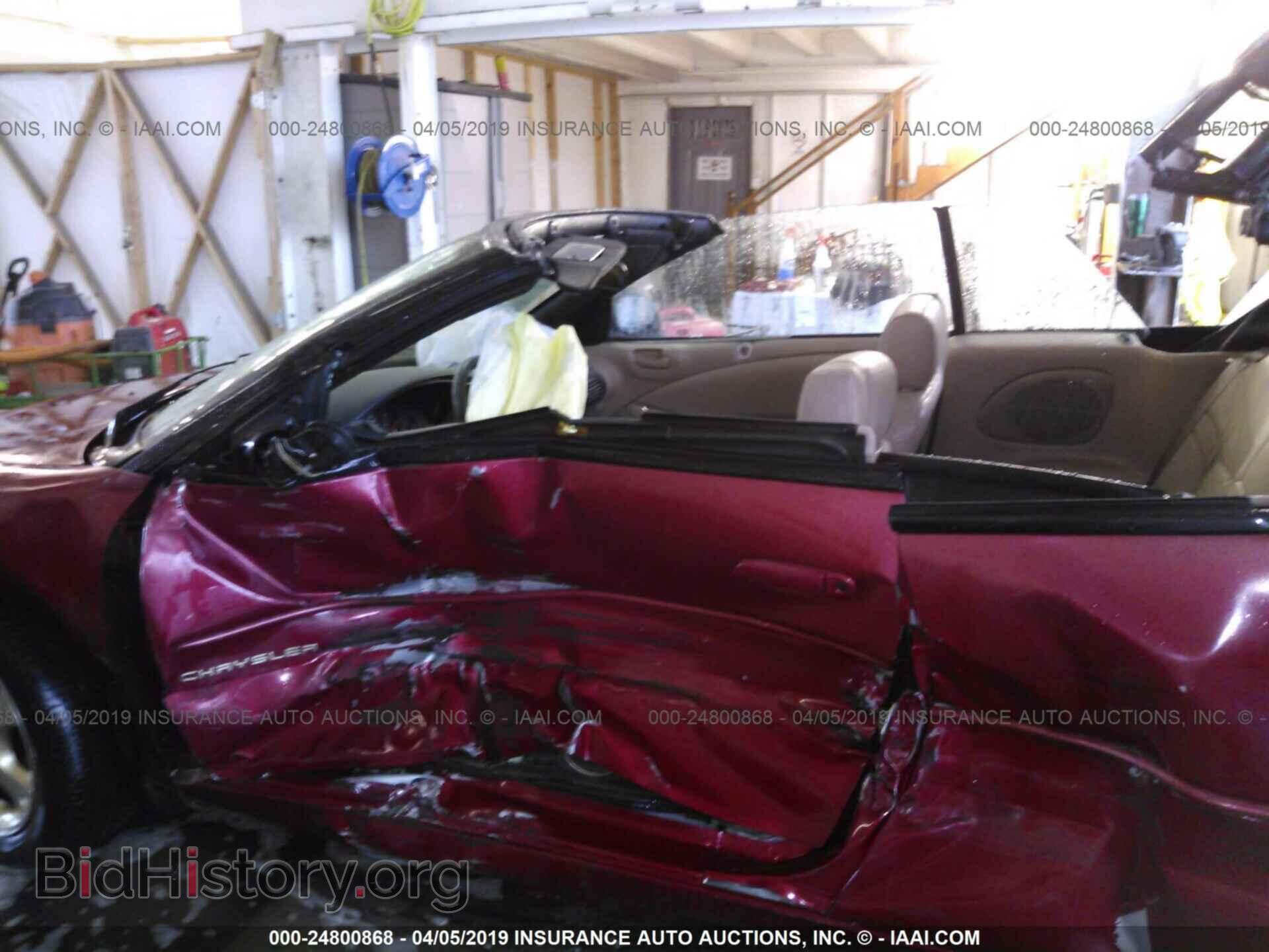1998 CHRYSLER SEBRING - VIN: 3C3EL55H1WT324826 - Фото 6
