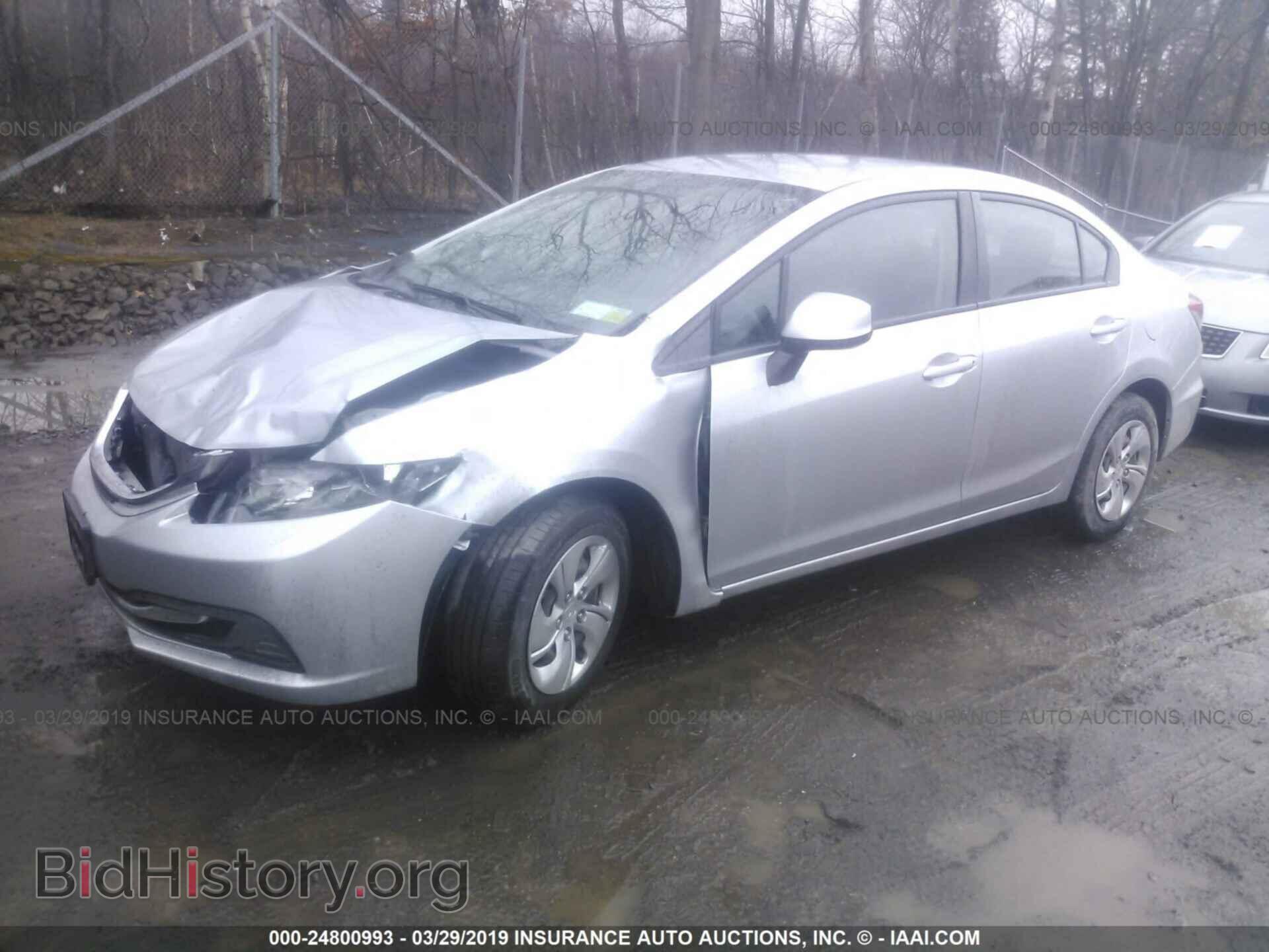 2013 HONDA CIVIC - VIN: 2HGFB2F52DH580793 - Фото 2