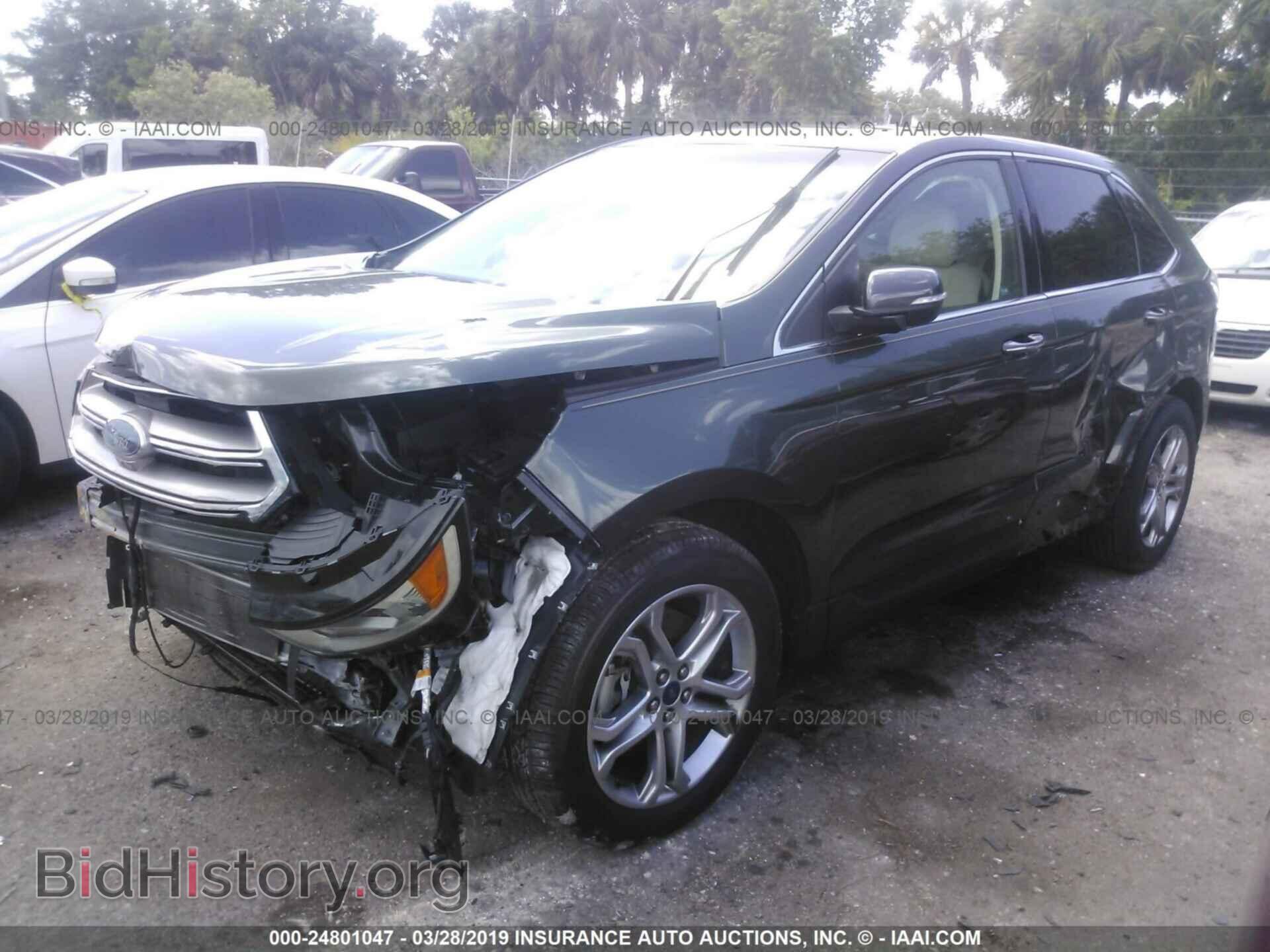 2015 FORD EDGE - VIN: 2FMPK3K85FBC37440 - Фото 2